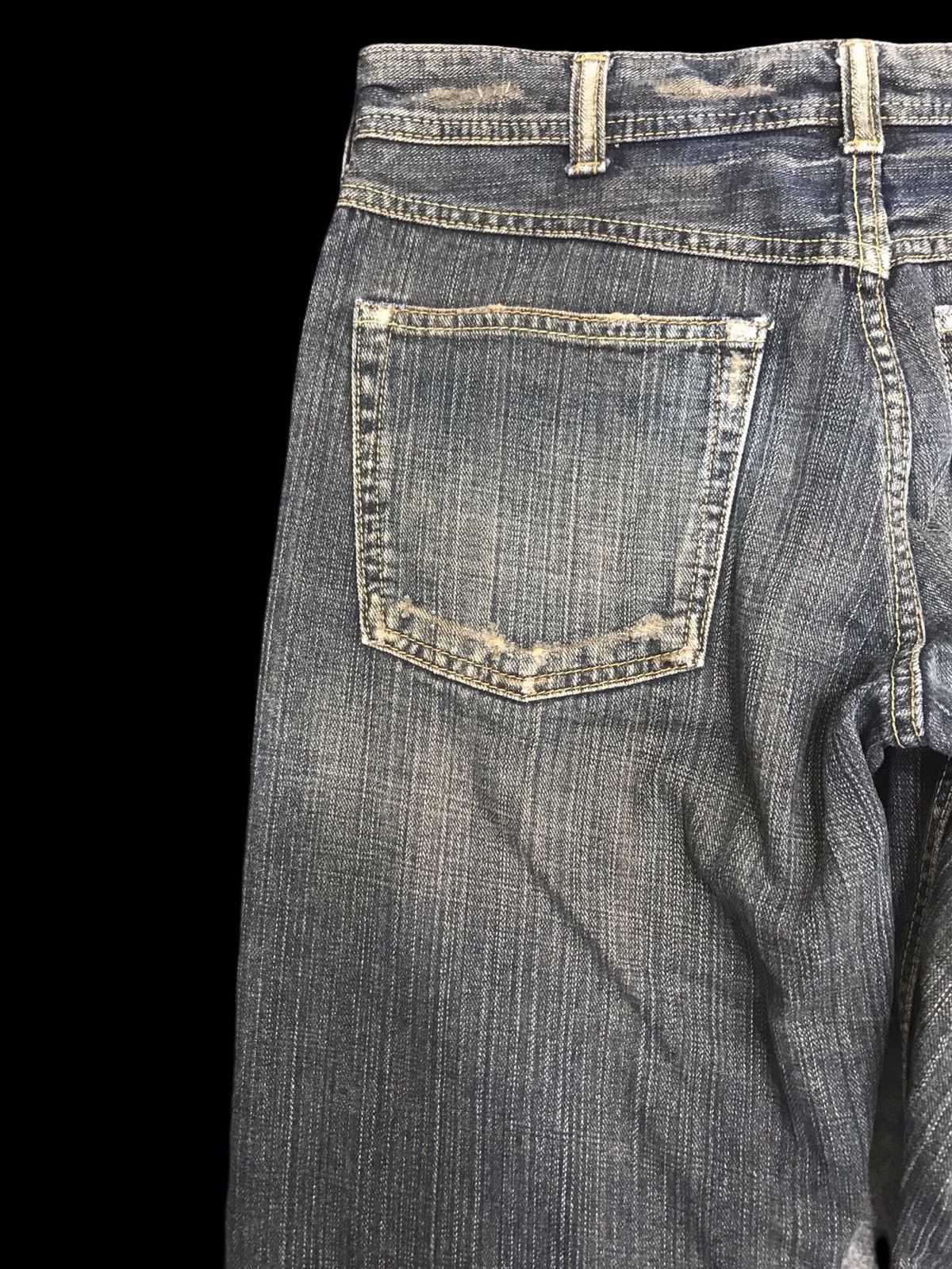 Japanese Brand 💥RELAXED💥VERY RARE DENIM CRAFT RUSTY FADES DENIM F433 Size US 31 - 12 Thumbnail
