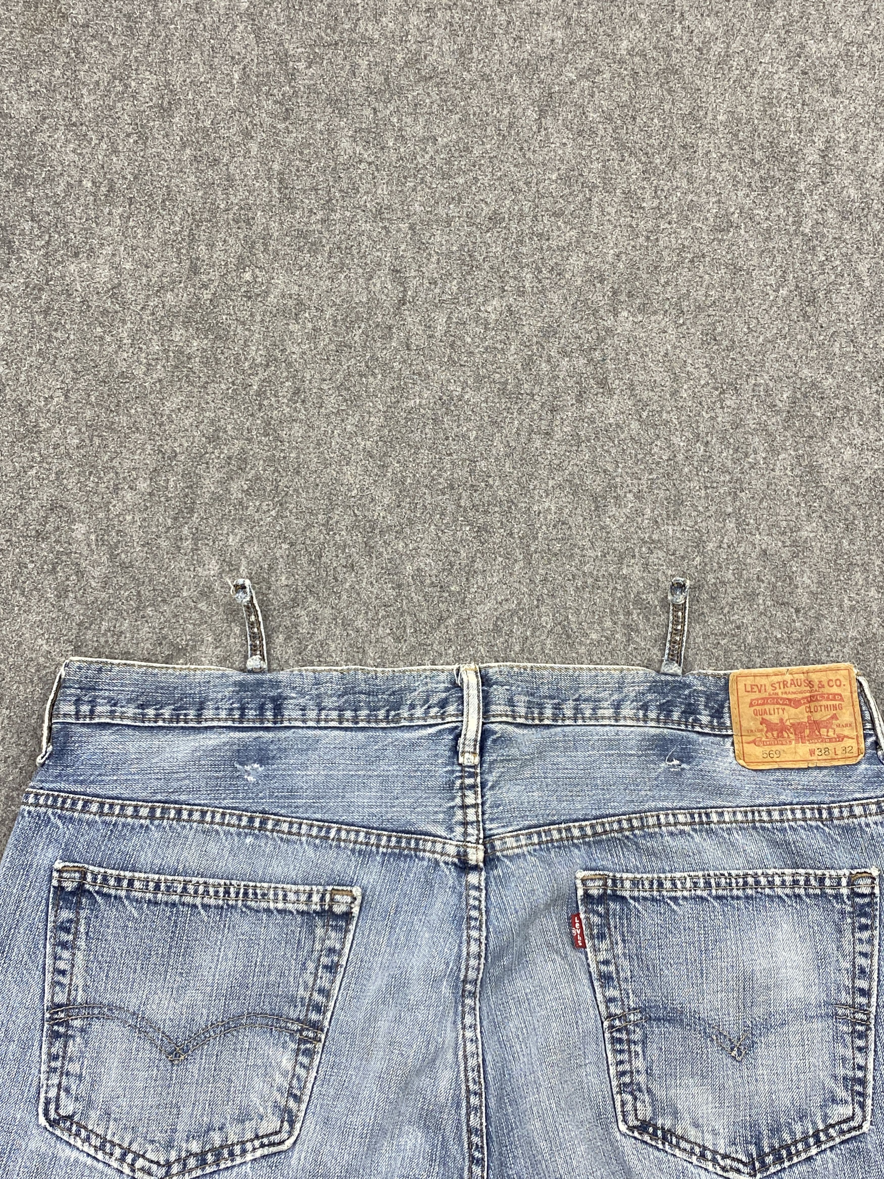 Levi's Vintage Levis 569 Faded Blue Jeans DP2619 Size US 40 / EU 56 - 19 Thumbnail