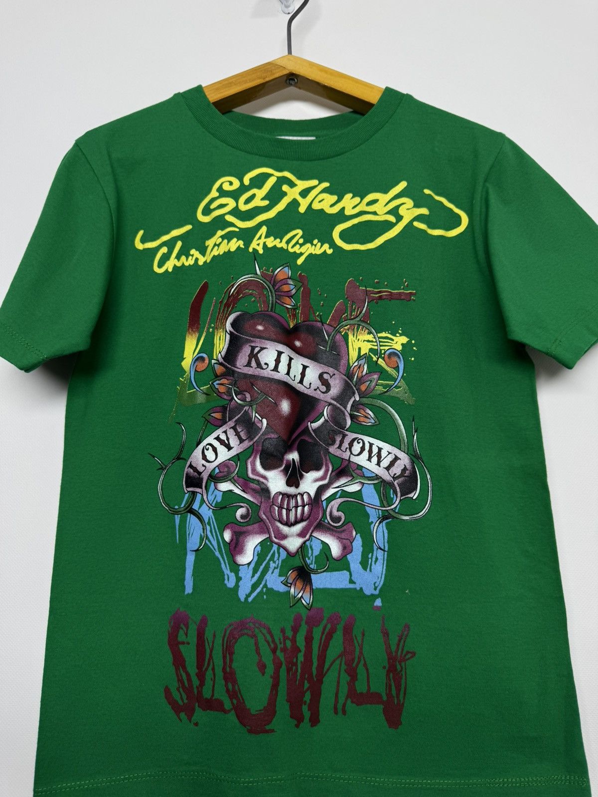 Ed Hardy Vintage Y2k Rare Ed Hardy T-Shirt 00’s Size S / US 4 / IT 40 - 1 Thumbnail