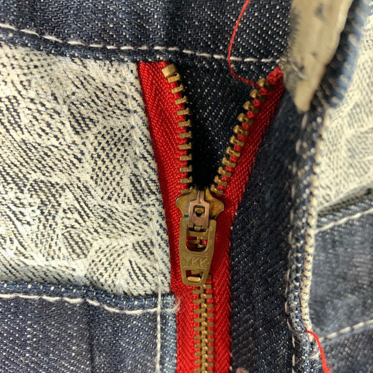Japanese Brand × Momotaro Jeans SHARAKU japan double waist blue jeans Size US 33 - 14 Thumbnail
