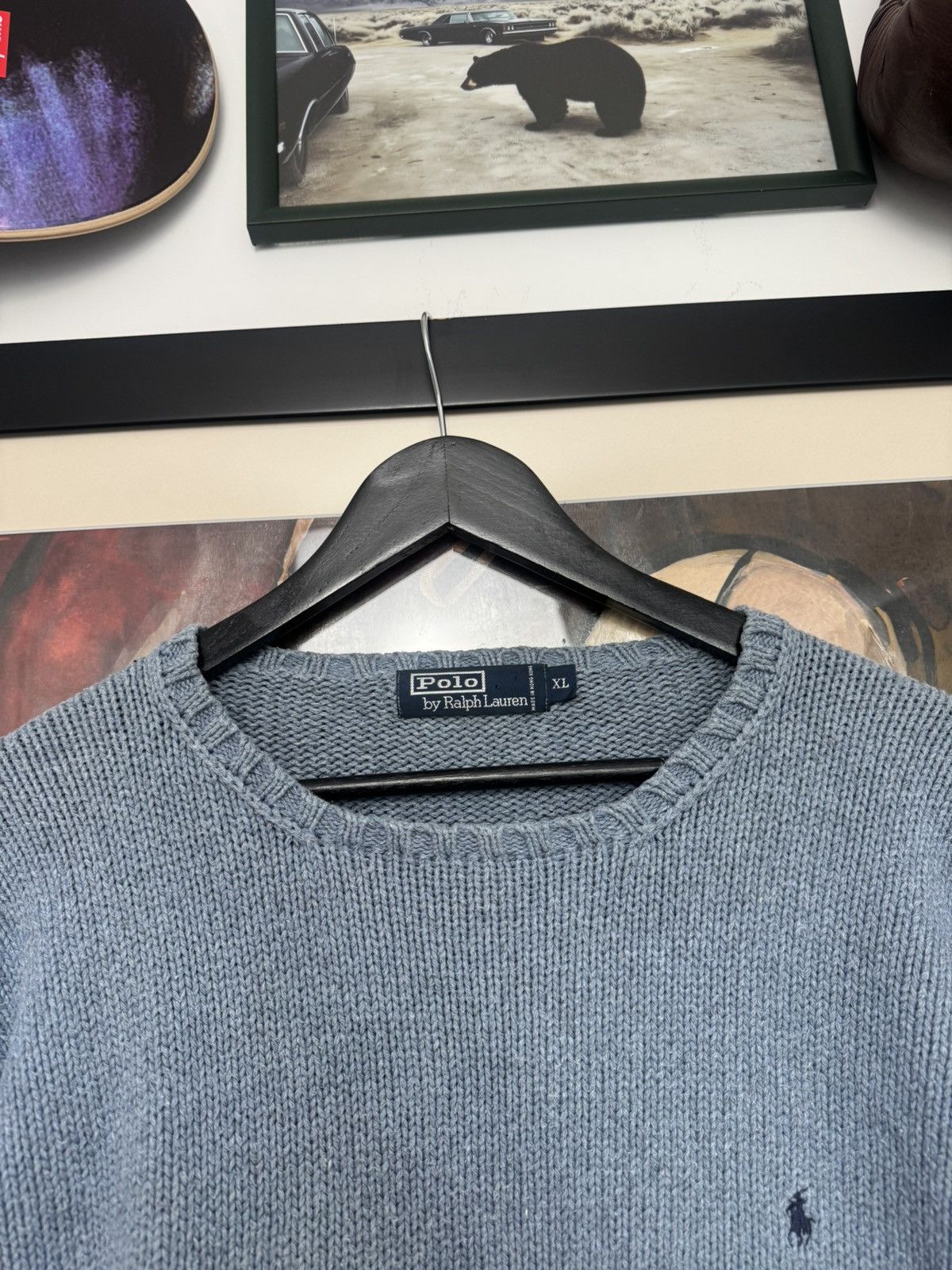 Ralph Lauren Polo Ralph Lauren Vintage Sweater Knit Oversize Hype Cozy Size US XL / EU 56 / 4 - 3 Thumbnail