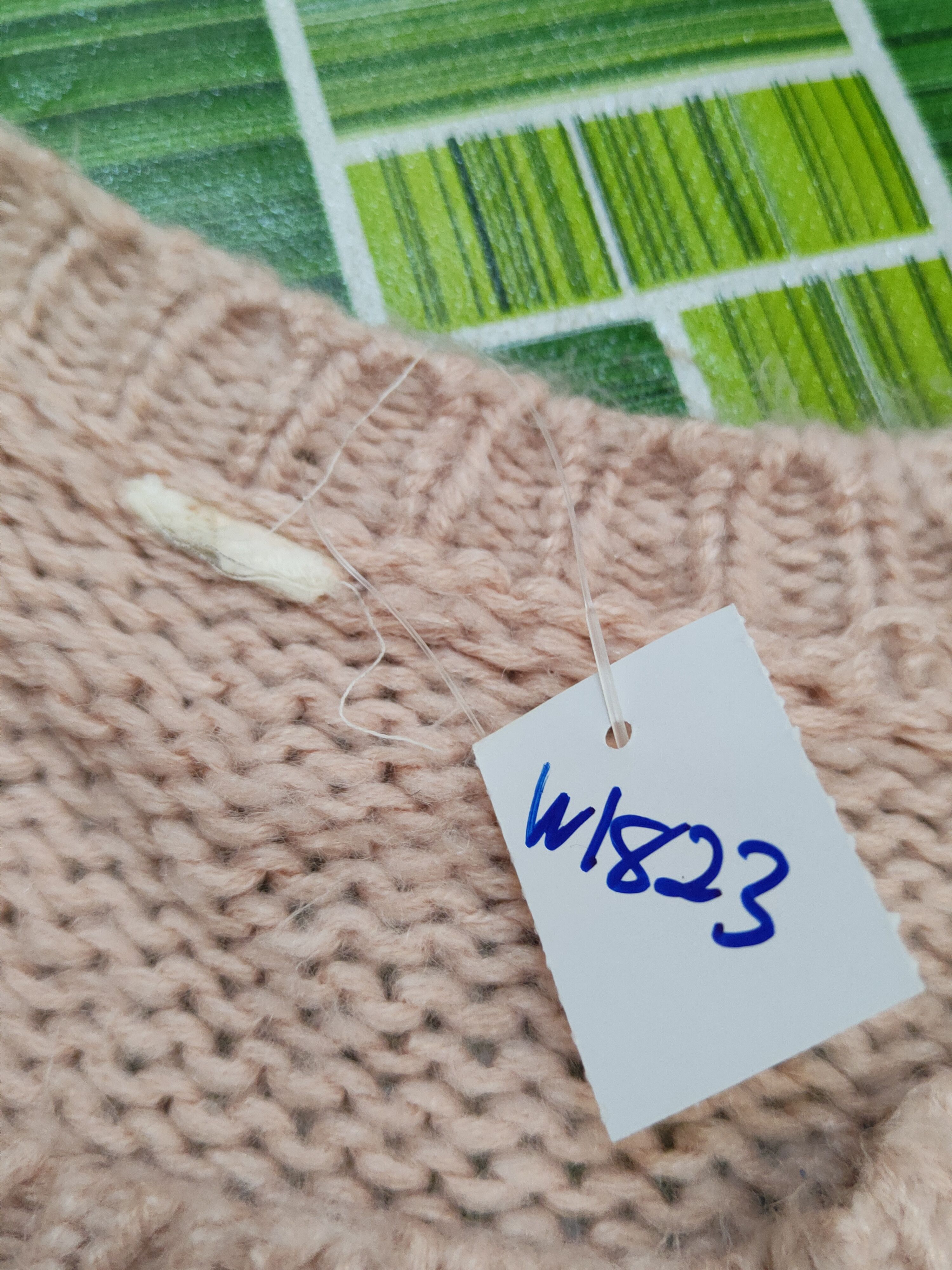 Aran Isles Knitwear Japanese Brand Peach cable Knitwear Sweatshirts #W1823 Size S / US 4 / IT 40 - 12 Thumbnail