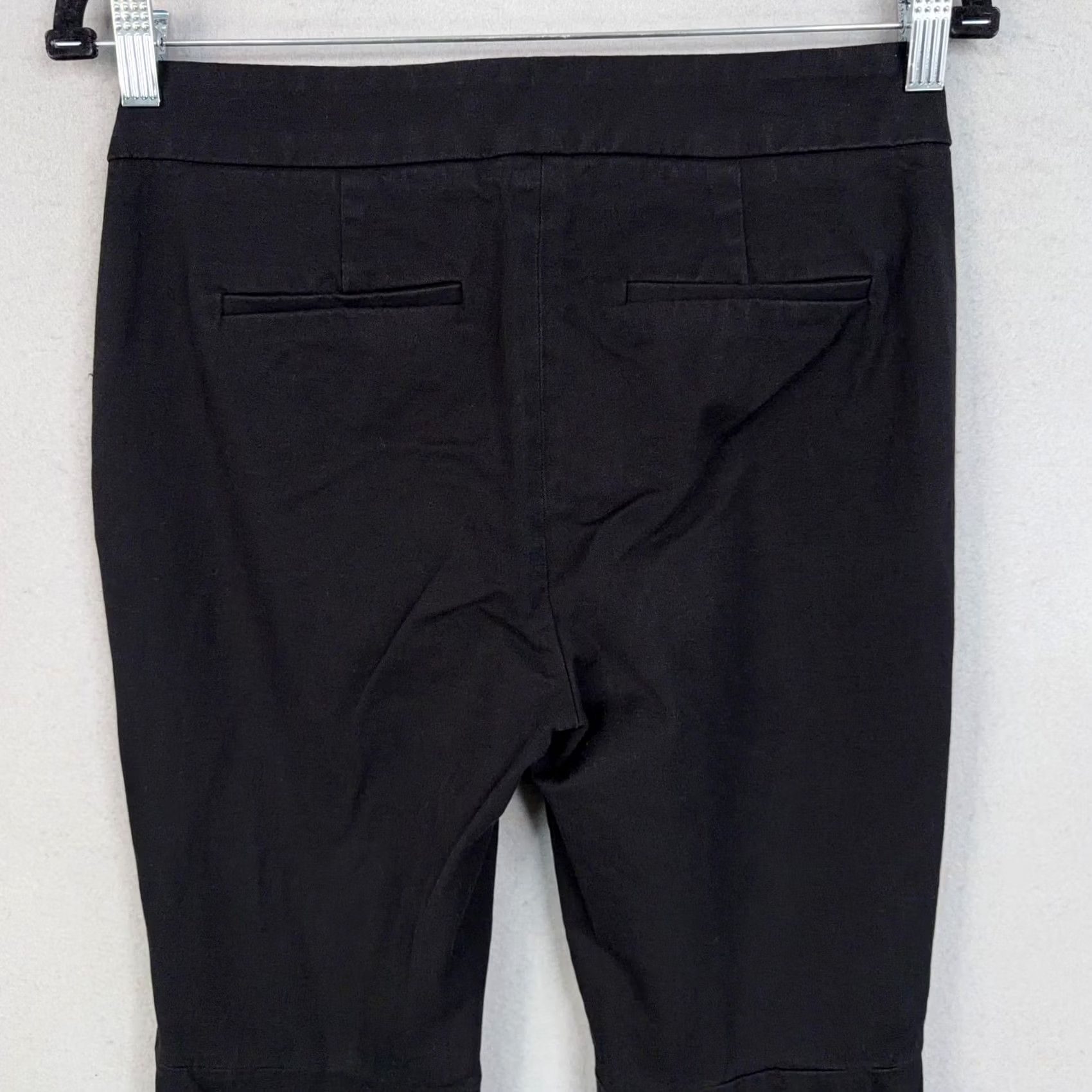 J.Crew J.CREW Womens Hayden Crop Flare Pants Work Office Black Twill Stretch Size 27" / US 4 / IT 40 - 7 Thumbnail