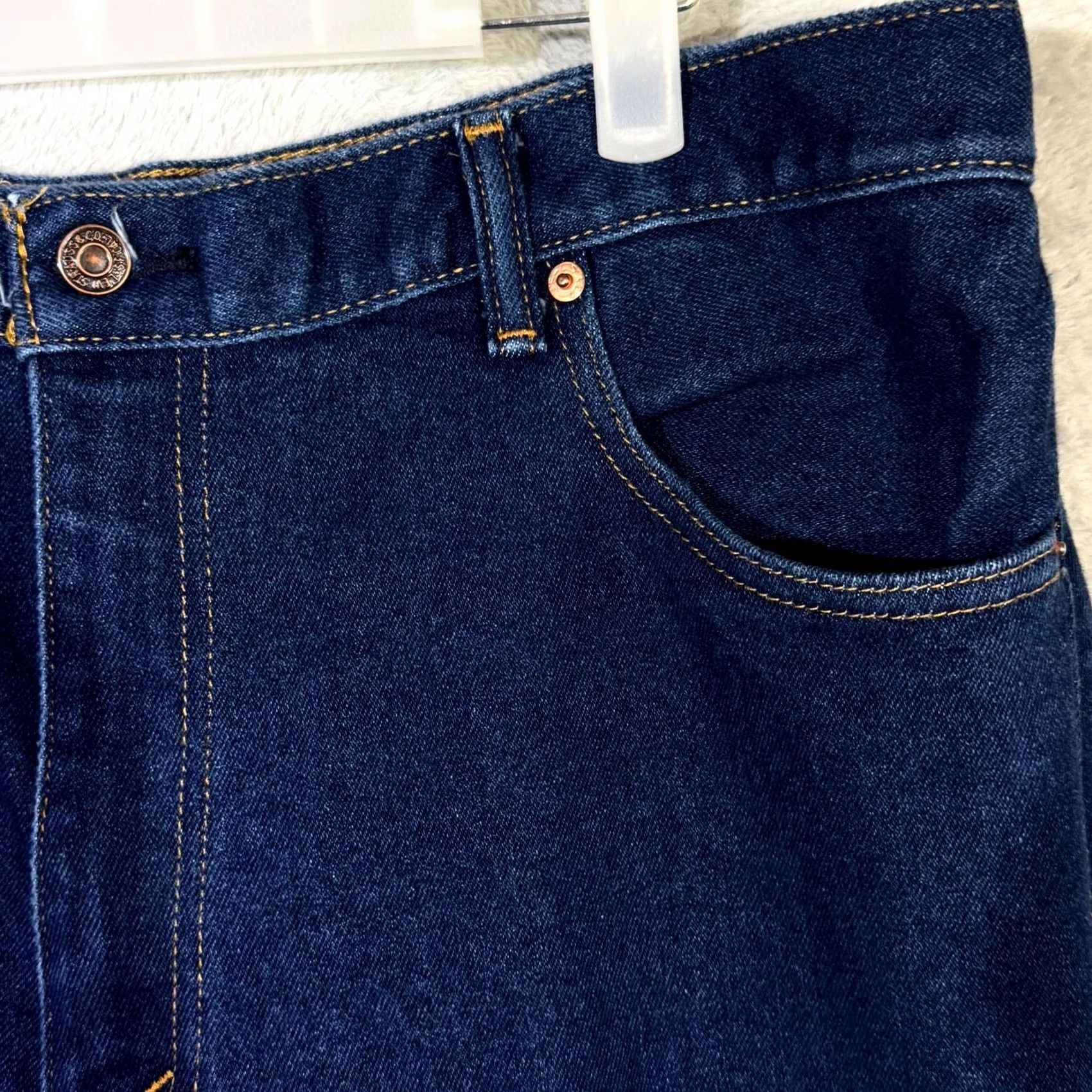 Levi's VINTAGE Levi’s 517 Men’s Jeans 38×34 Blue Denim Medium Wash High-Rise Bootcut Mens Jeans Size US 38 / EU 54 - 4 Thumbnail