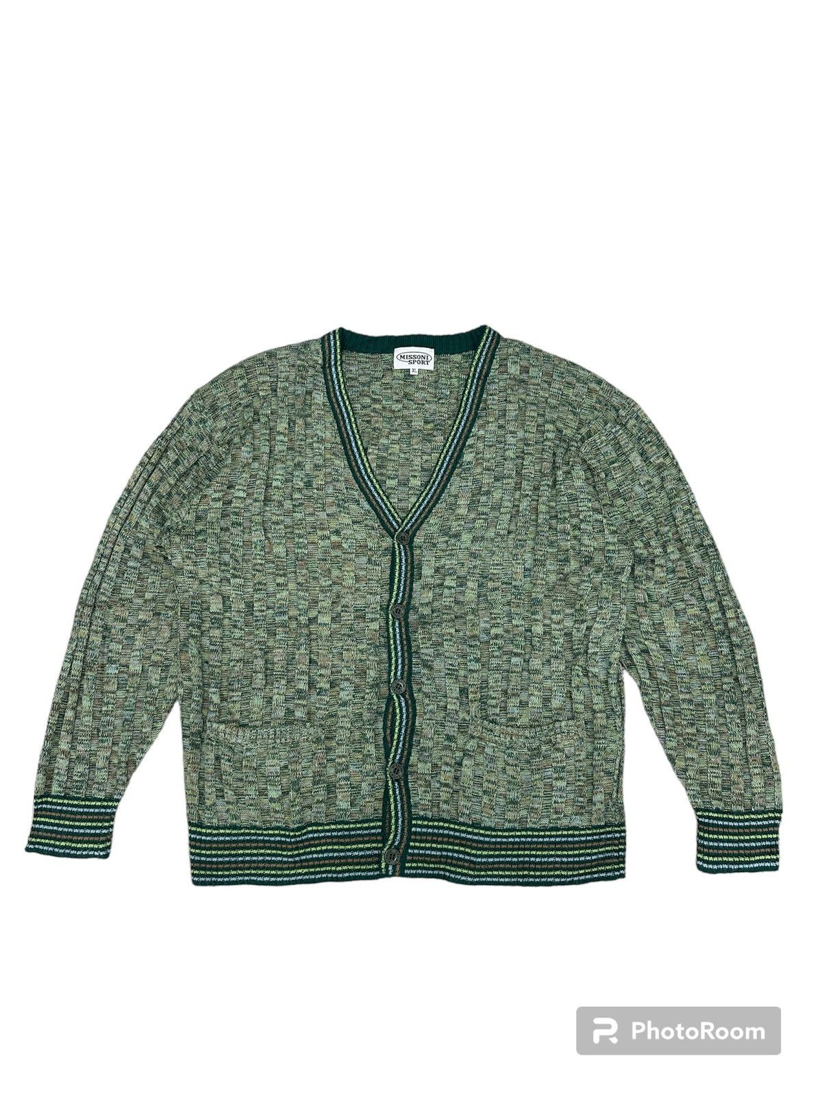 Vintage Missoni 90s Zipped Retro Sweater Jumper