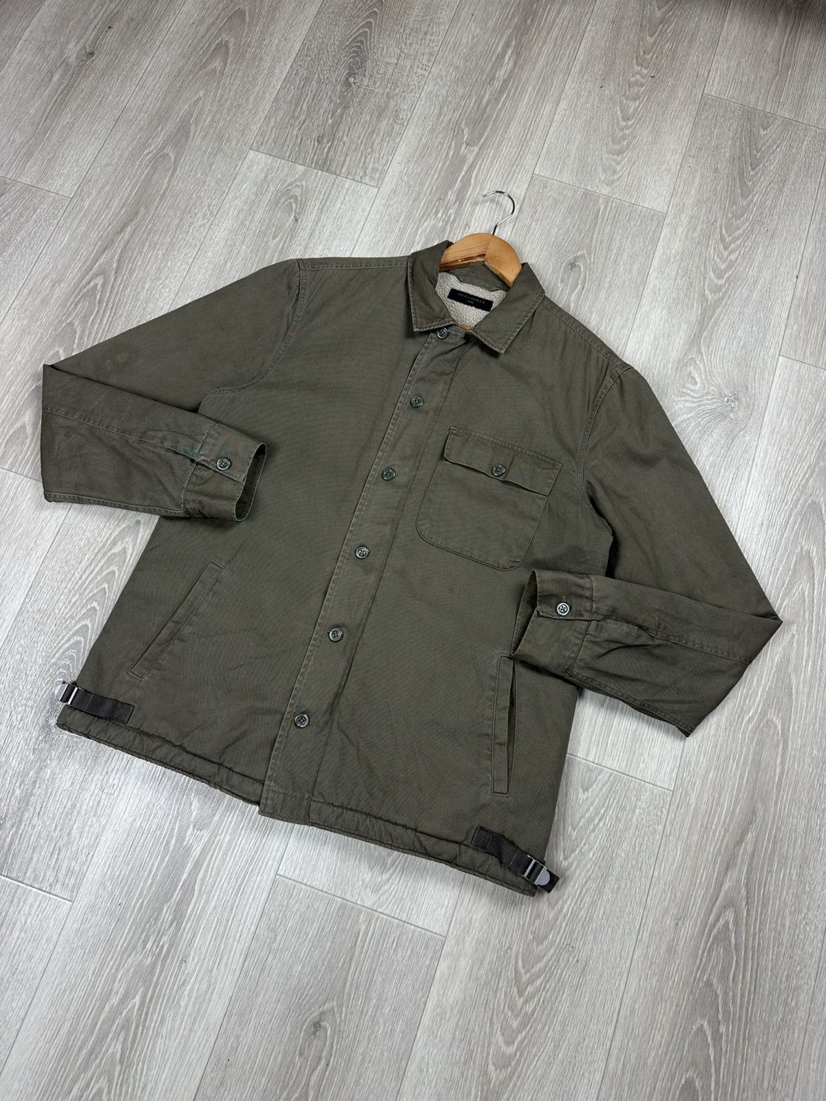 Allsaints ALLSAINTS Deck Shirt Military Work Jacket Men's Size L Size US L / EU 52-54 / 3 - 3 Thumbnail