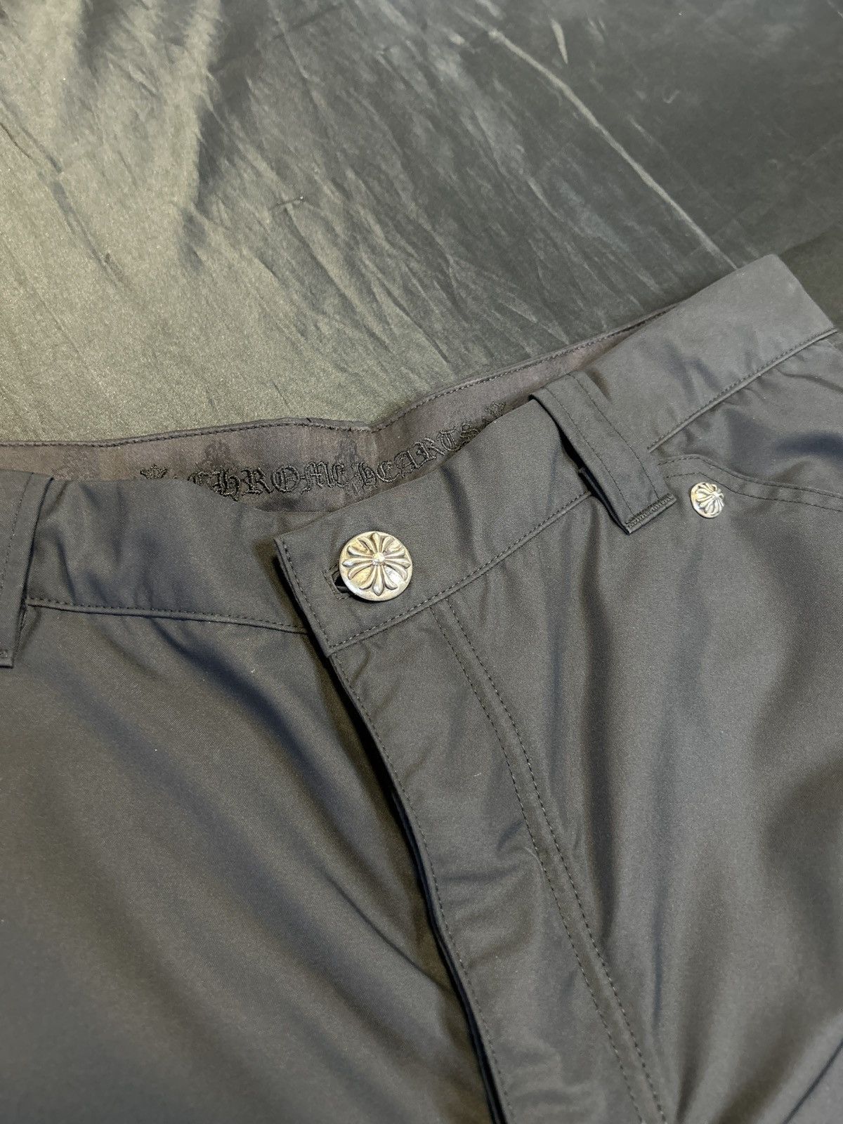 Chrome Hearts Chrome Hearts Double Knee Black Carpenter with Lucky Patch. Size US 34 / EU 50 - 2 Thumbnail
