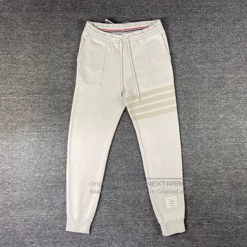 Thom Browne Thom Browne White Pants Size US 40 / EU 56 - 1 Thumbnail