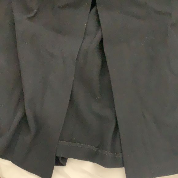 ELIE TAHARI size 6 black A-line unlined wool maxi dress in e