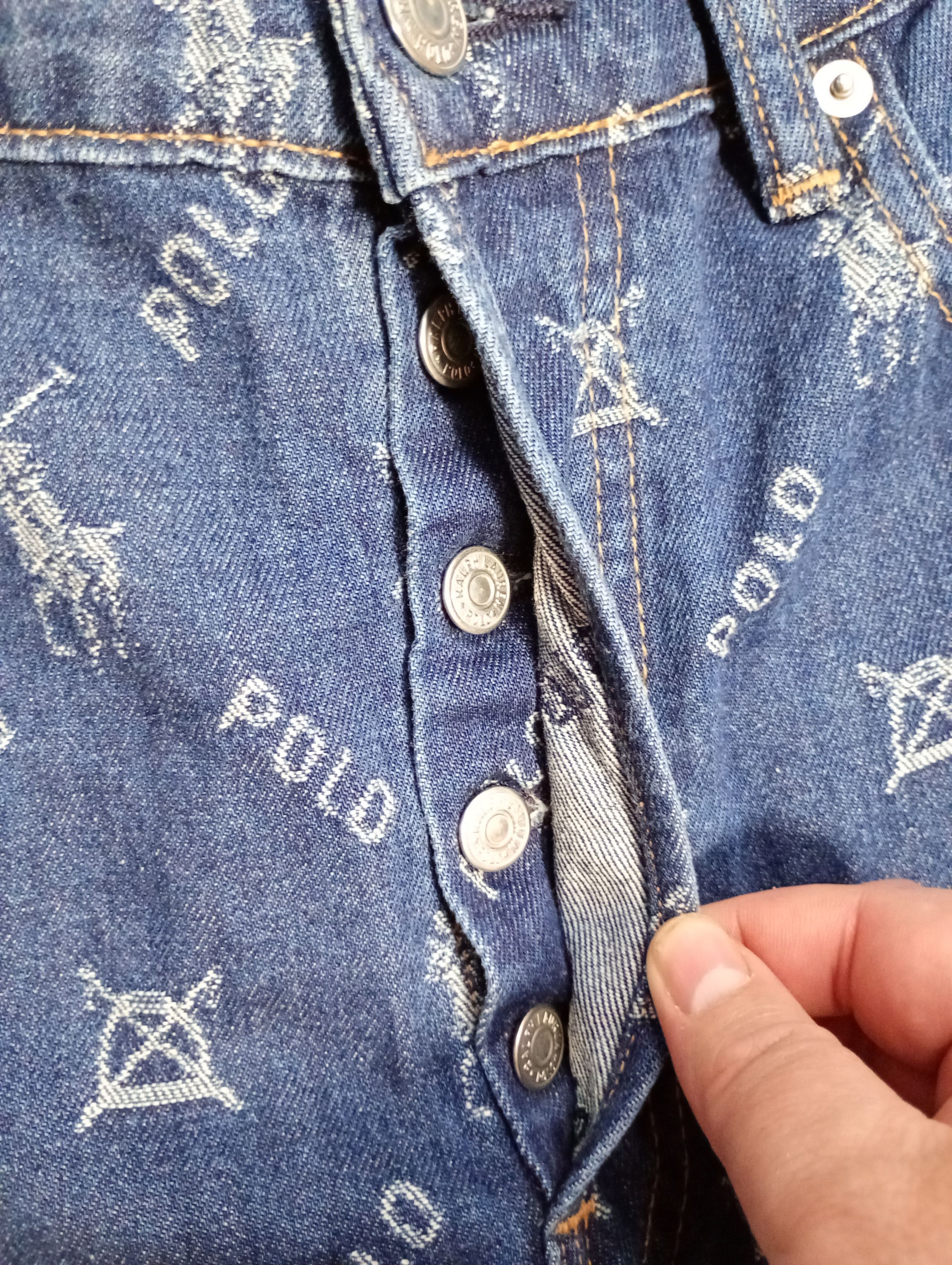 Polo Ralph Lauren Polo Ralph Lauren Monogram Jeans Size 28 Size US 28 / EU 44 - 9 Thumbnail