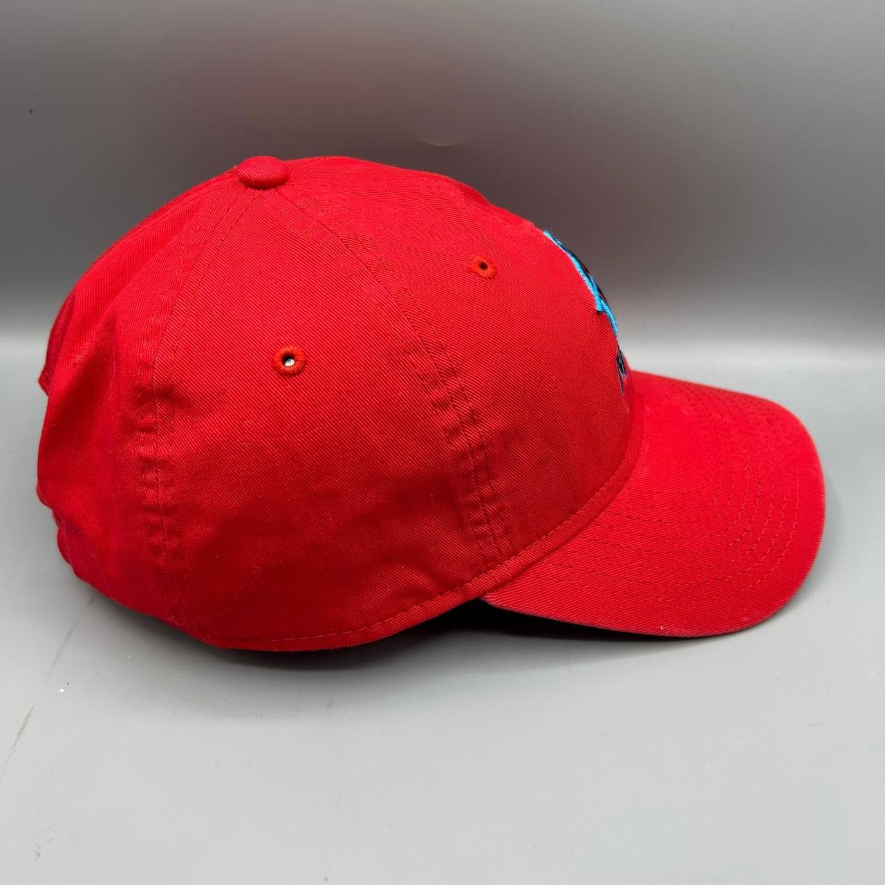 New Era Miami Marlins Hat Men Red MLB 9Twenty Strap Back Cap Cotton Size ONE SIZE - 4 Thumbnail
