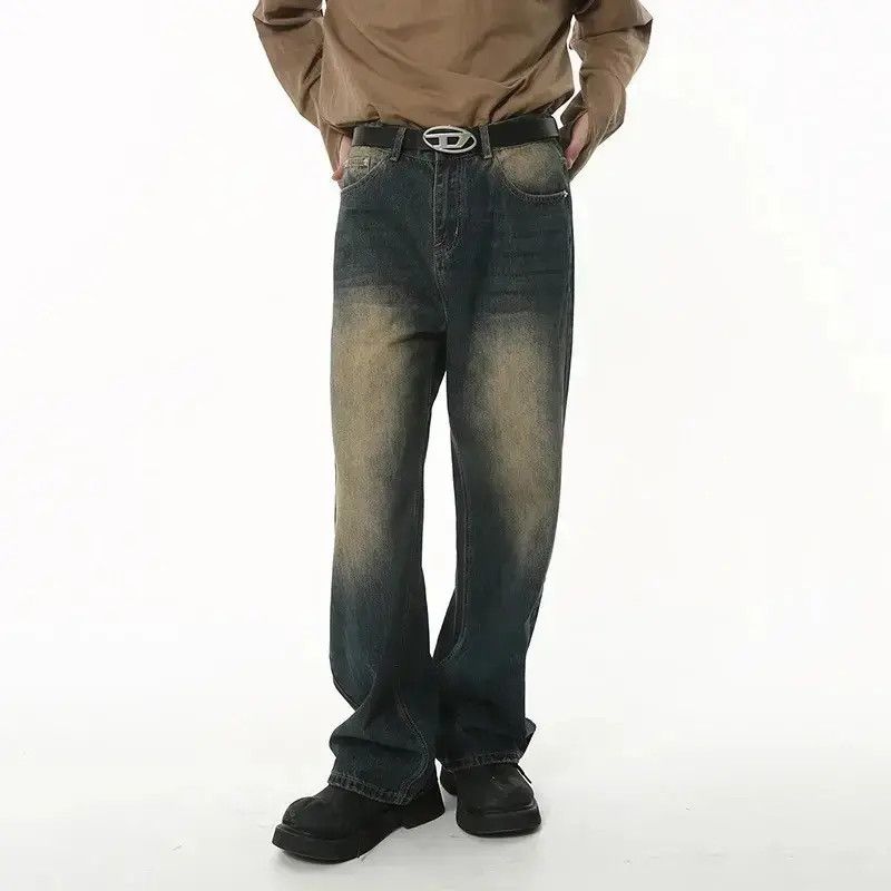 Japanese Brand Loose wide-leg vintage distressed jeans y2k Size US 32 / EU 48 - 2 Thumbnail