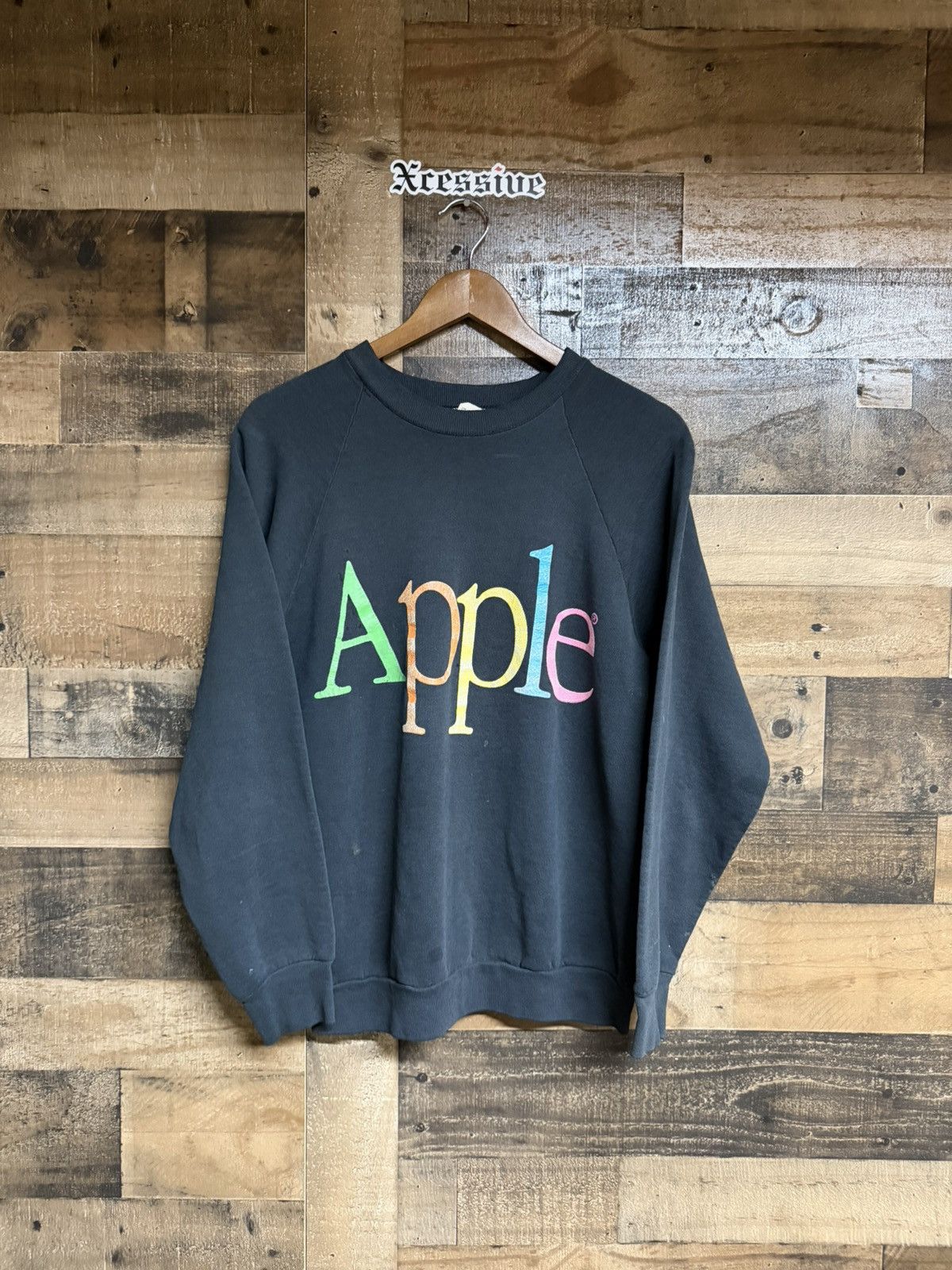 Fruit Of The Loom Vintage Fruit of the Loom Apple Crewneck Size US L / EU 52-54 / 3 - 1 Thumbnail