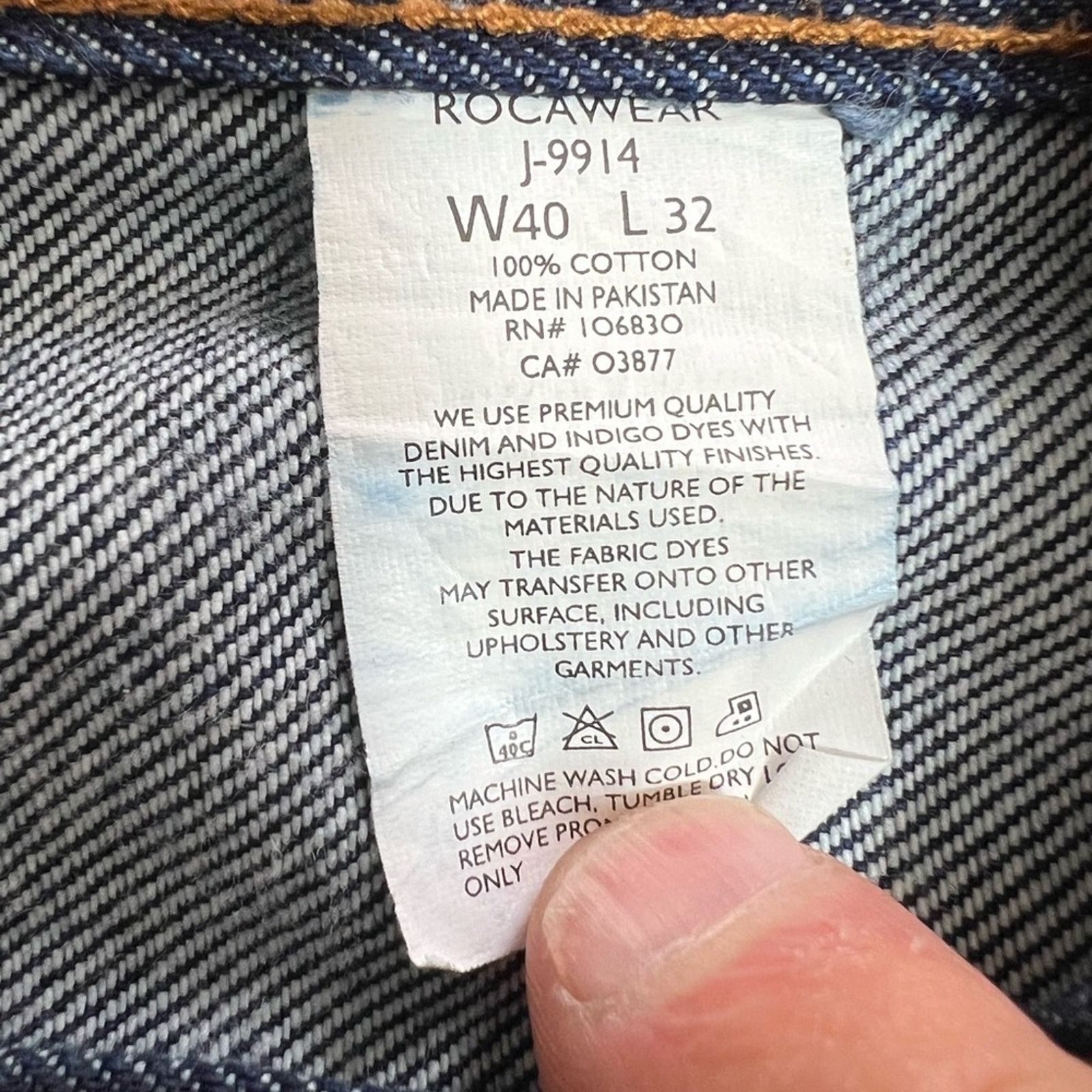 Rocawear Rocawear Men's Size 40 x 32 Jeans J-9914 Champion CLEAN Size US 40 / EU 56 - 8 Thumbnail