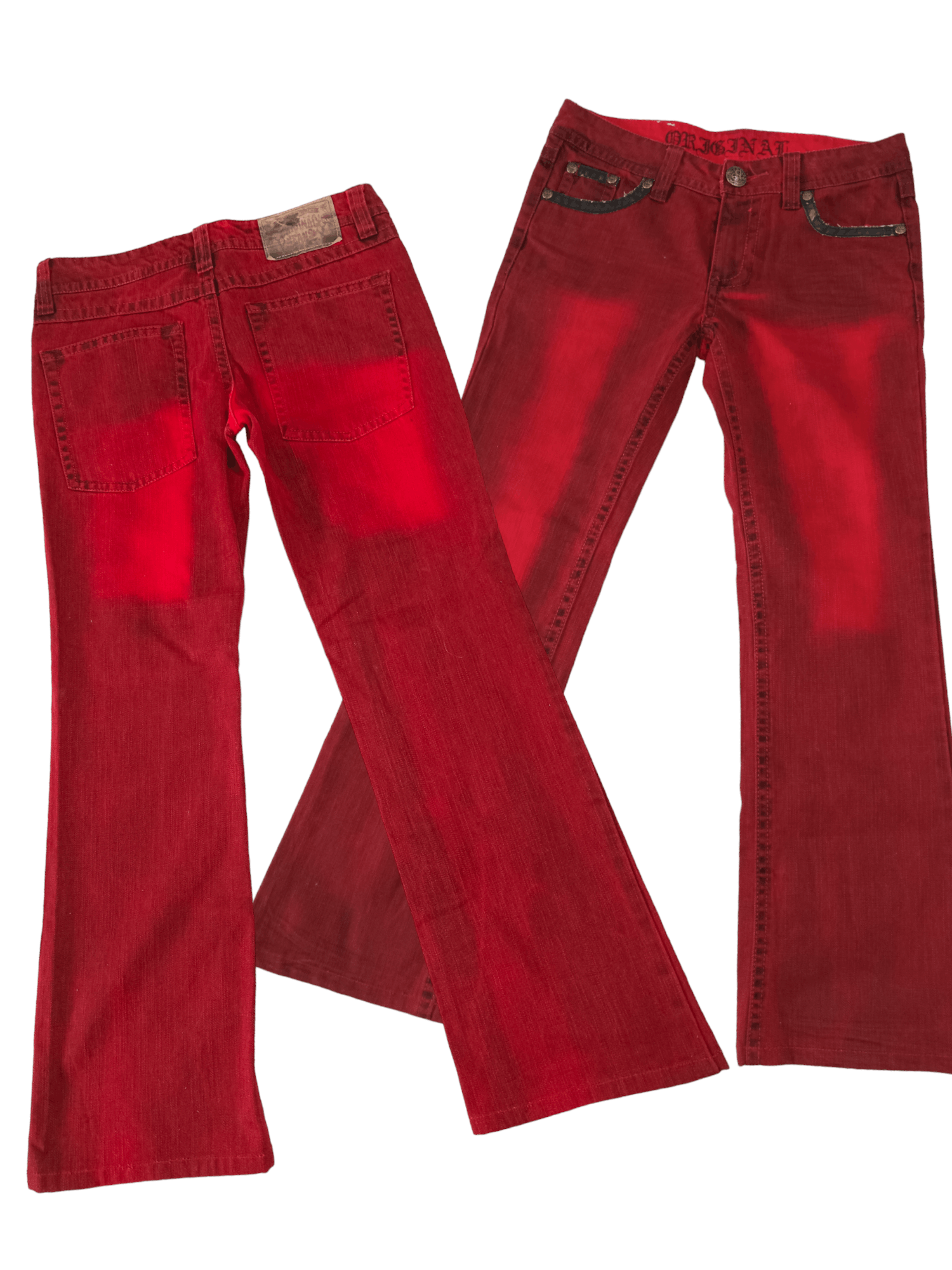 Japanese Brand 🔥Hot🔥Seditionaries Original Punk Flare Jeans Size US 30 / EU 46 - 3 Thumbnail