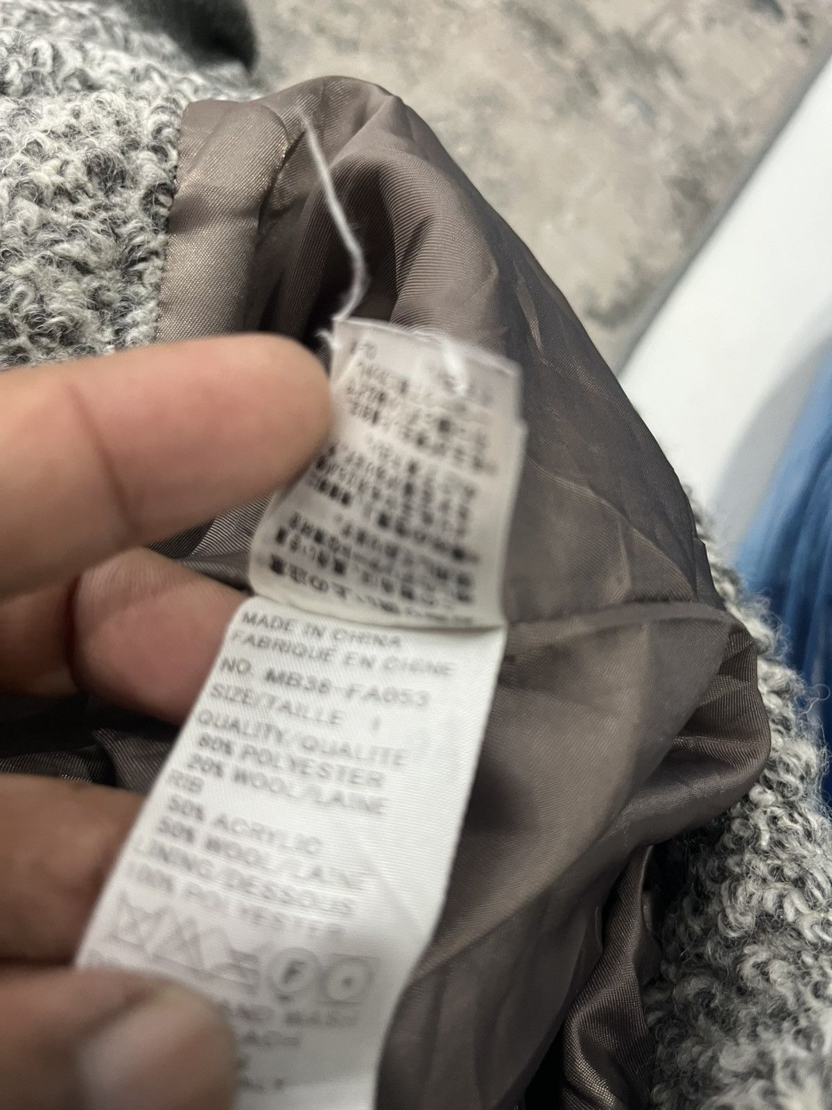 mercibeaucoup Mercibeaucoup Double layer Hoodie jacket cashmere Size US M / EU 48-50 / 2 - 11 Thumbnail