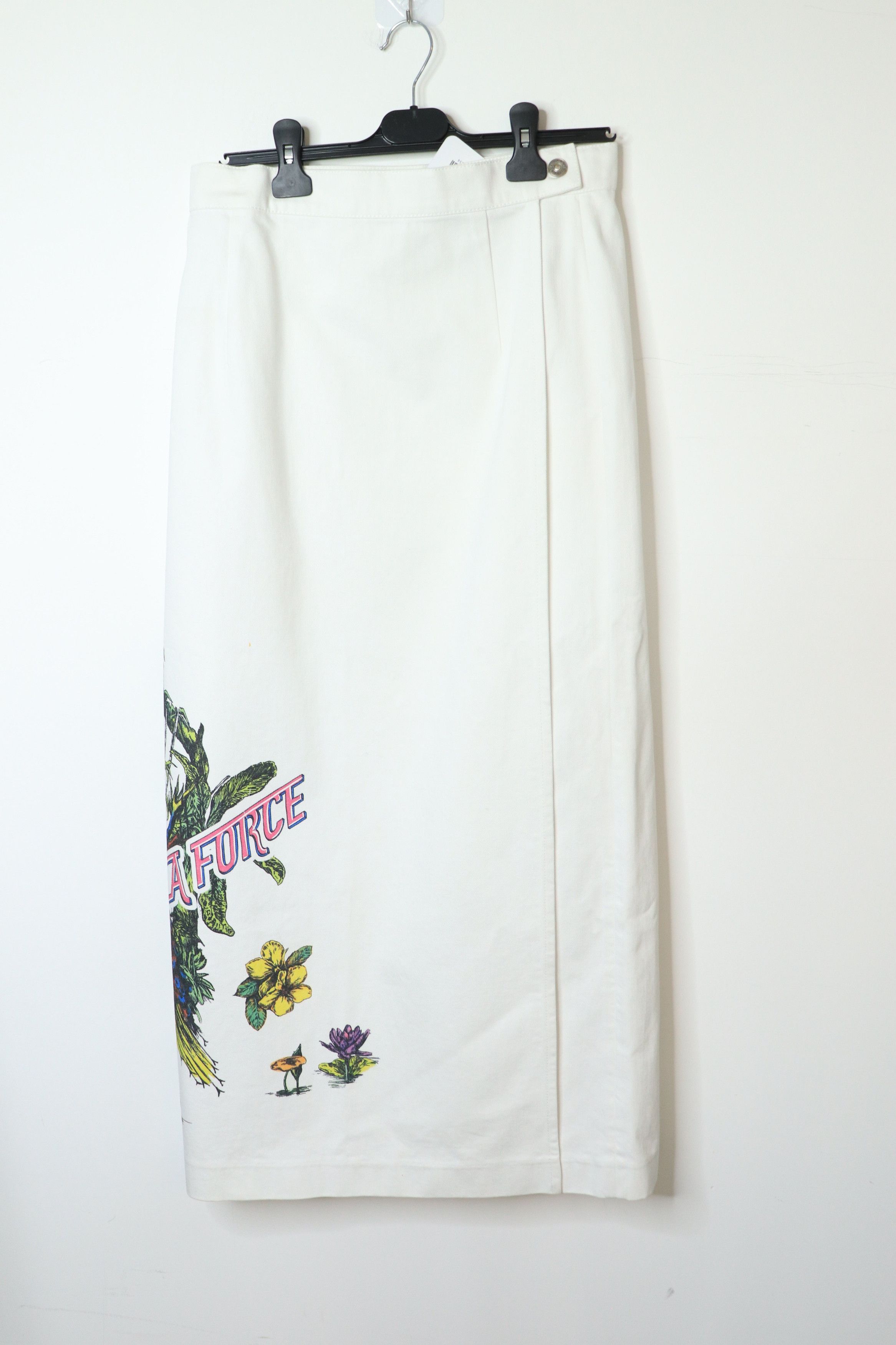 Dior White floral maxi skirt - UK 16 Size 34" / US 12 / IT 48 - 1 Thumbnail