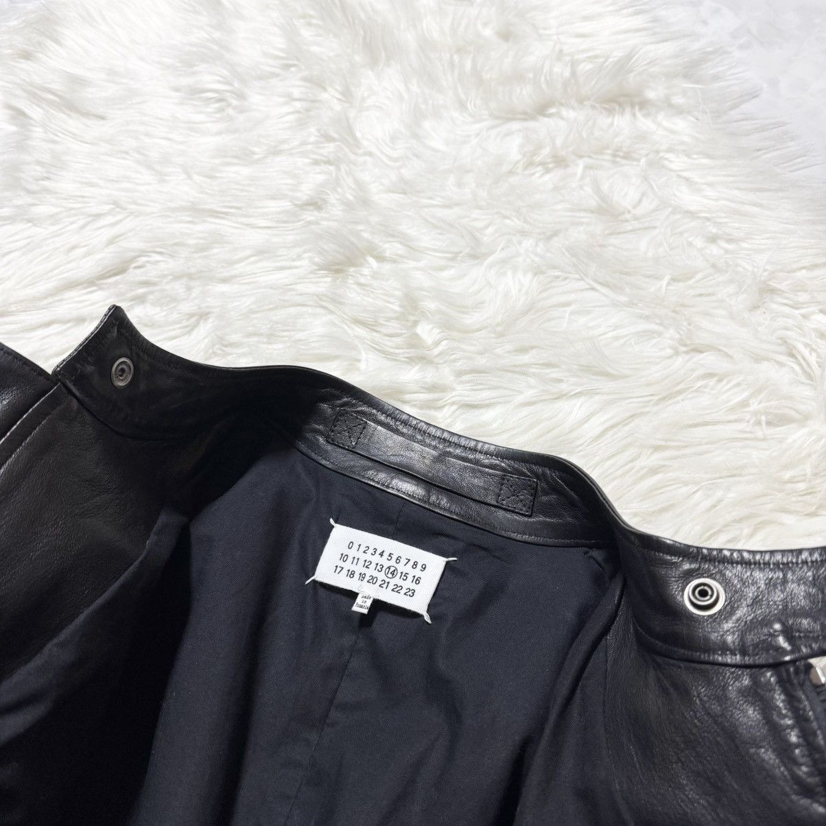 Maison Margiela Authentic, Maison Martin Margiela 5-Zip Leather Jacket Size US S / EU 44-46 / 1 - 13 Thumbnail