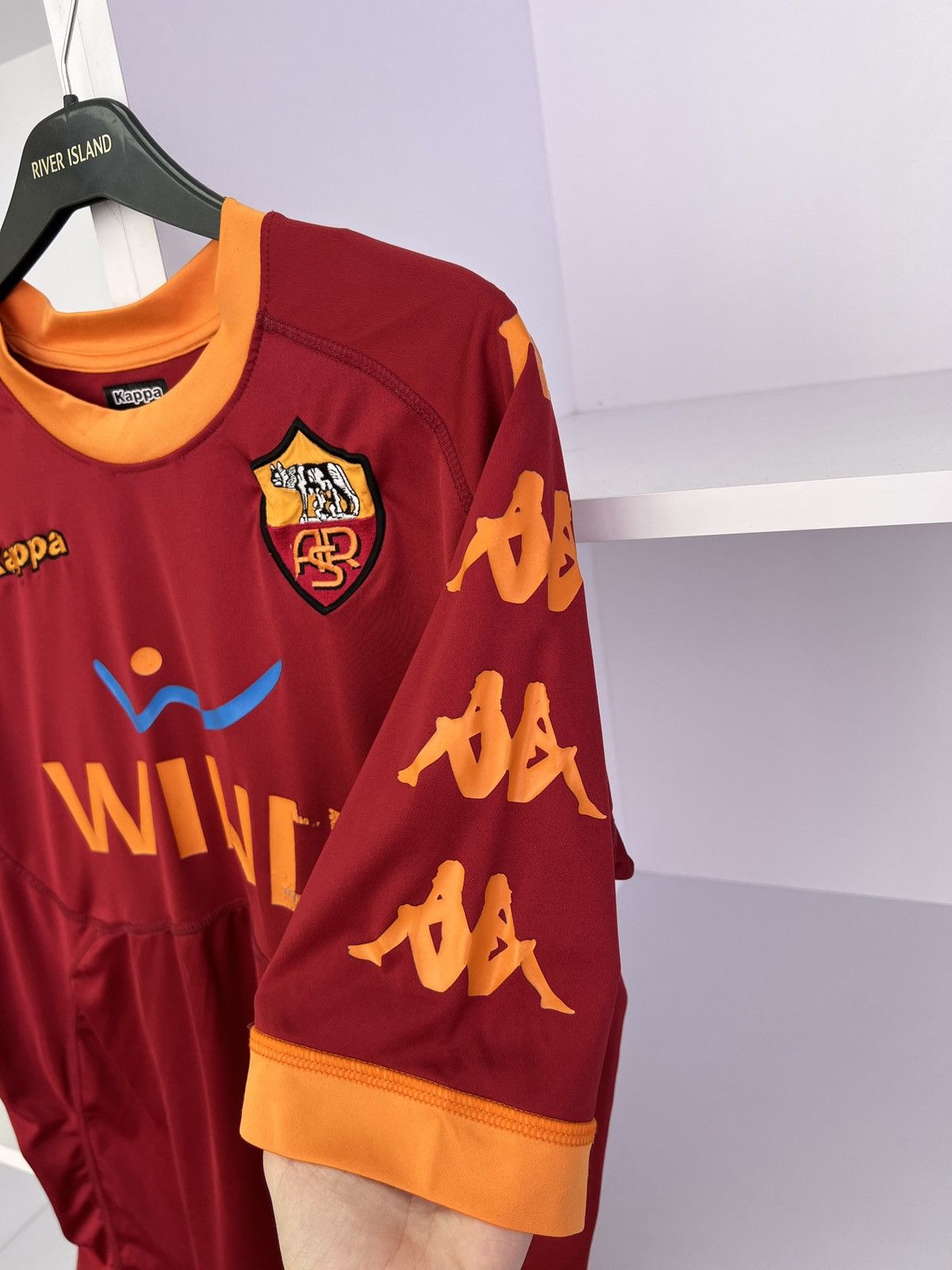 Kappa × Vintage Vintage Roma 12/13 De Rossi Home Jersey Size US XL / EU 56 / 4 - 13 Thumbnail
