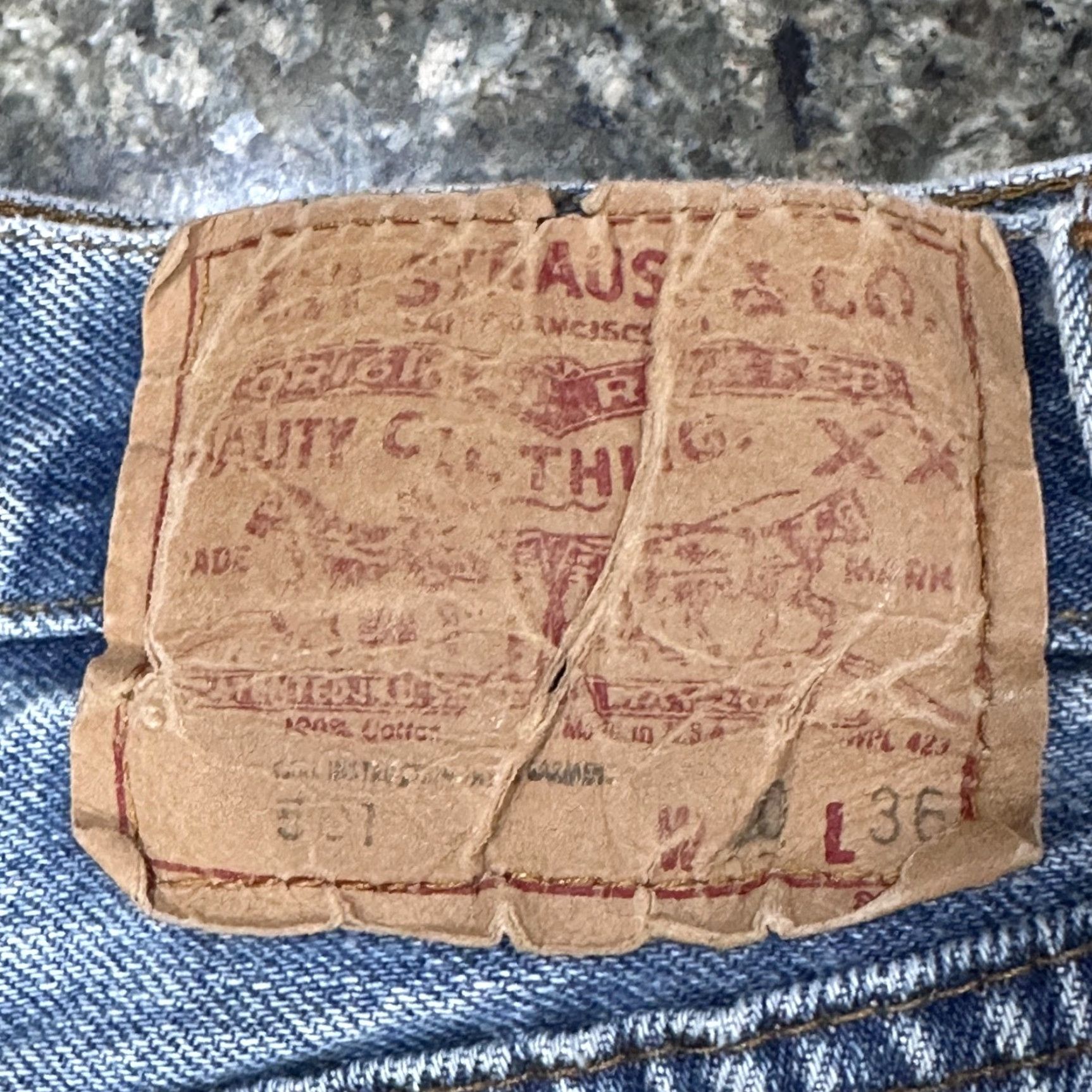 Levi's VINTAGE Levis 501 Denim Shorts 26 Blue Button Fly Lace Up Sides DIY Shorts Y2K 90s Festival Womens Size 26" / US 2 / IT 38 - 3 Thumbnail