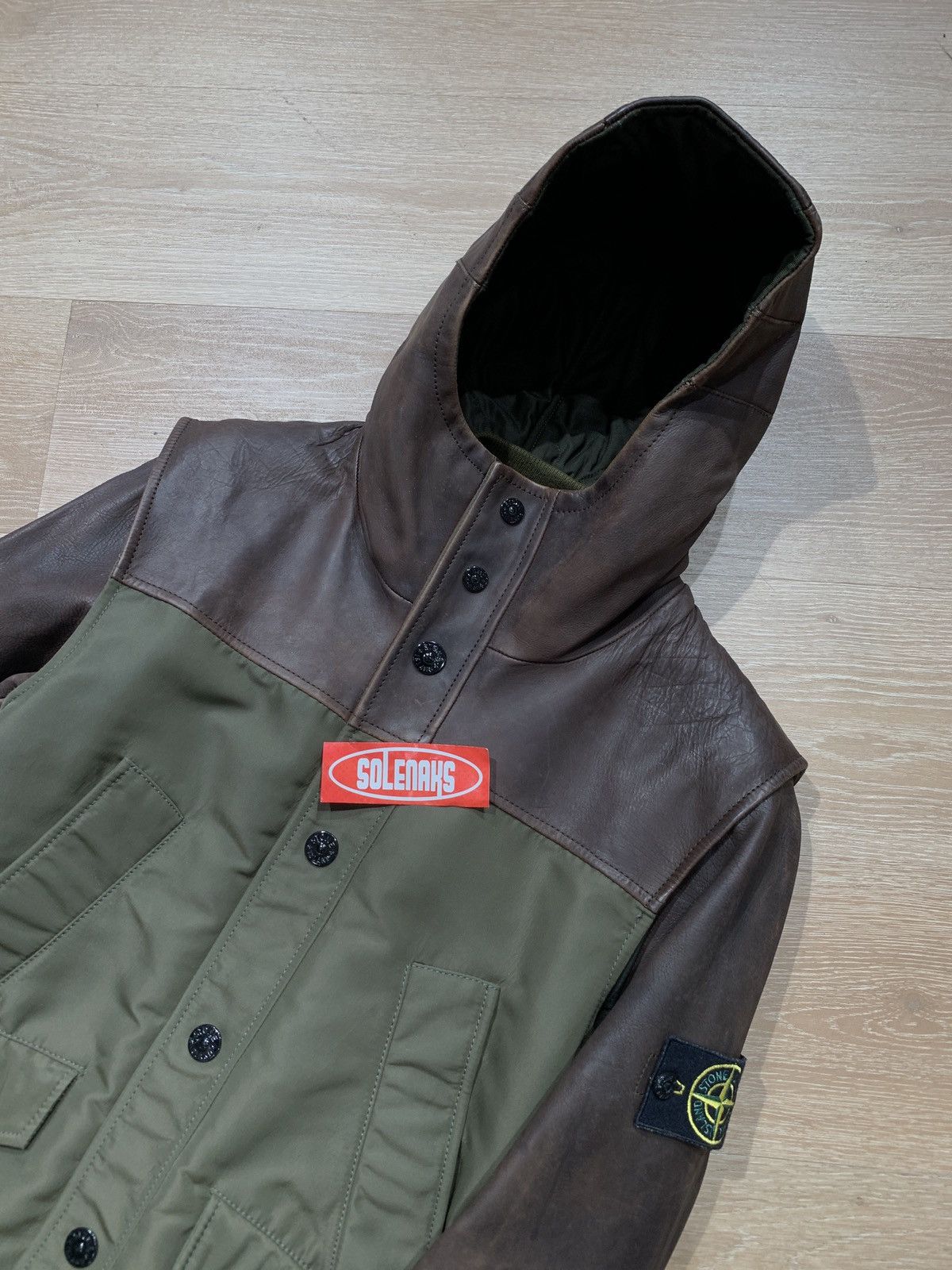 Designer × Stone Island Stone island 30th anniversary leather vest jacket Size US S / EU 44-46 / 1 - 6 Thumbnail