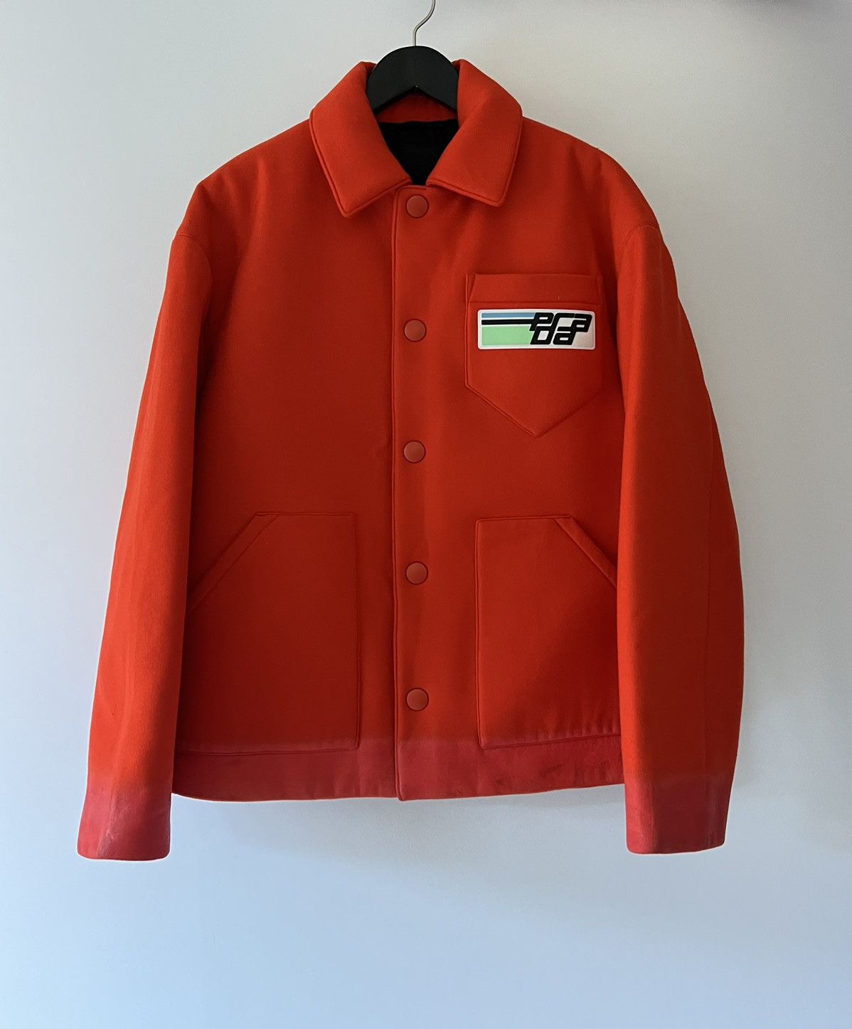 Prada Prada FW18 Logo Wool Padded Jacket Size US S / EU 44-46 / 1 - 1 Thumbnail