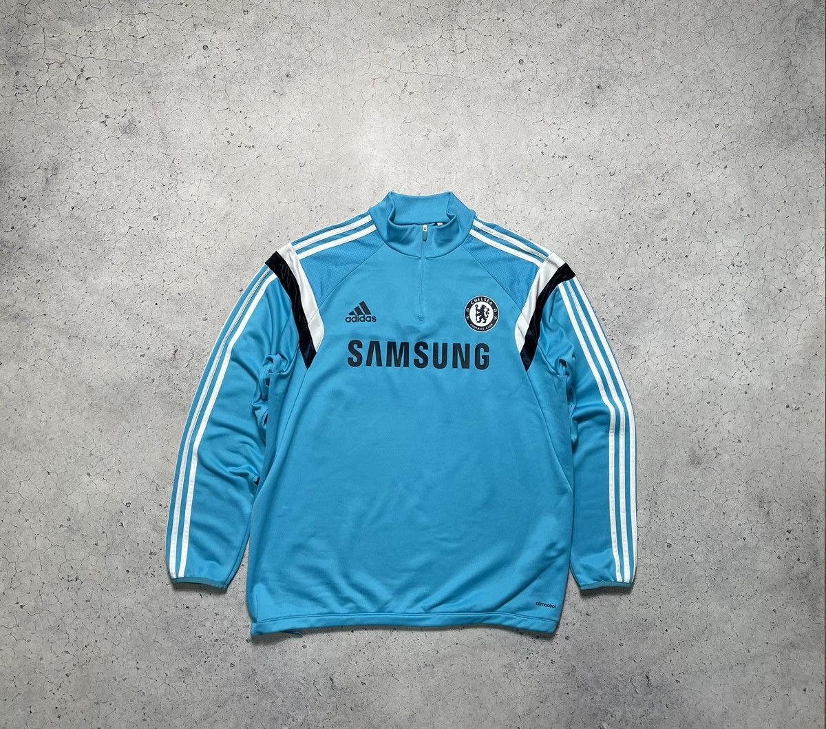 Adidas Vintage Adidas FC Chelsea Training Y2K Football Sweatshirt Size US XL / EU 56 / 4 - 1 Thumbnail