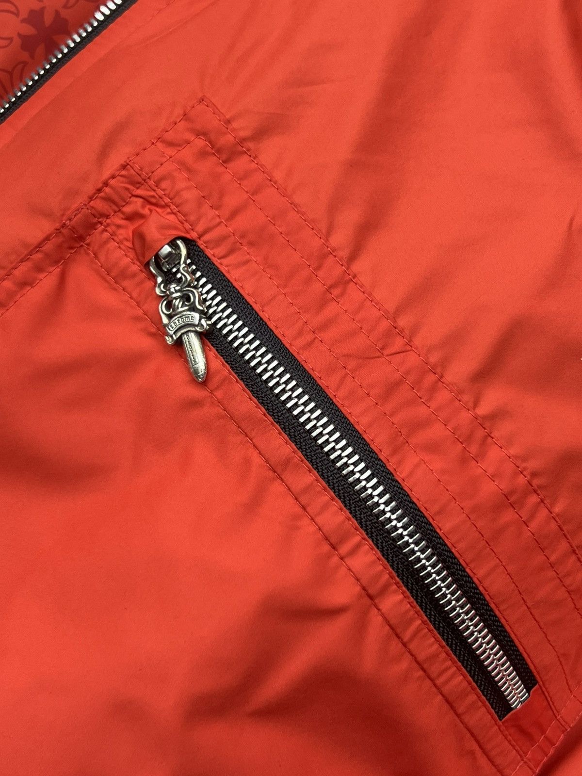 Chrome Hearts Chrome Hearts Red Monogram Cross Pattern Puffer Down Jacket Size US XL / EU 56 / 4 - 15 Thumbnail