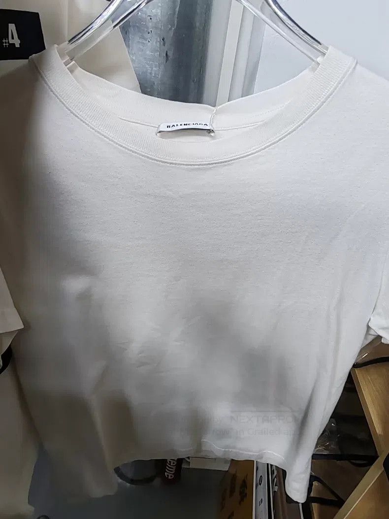 Balenciaga Balenciaga White Short Sleeve T-Shirt Size US M / EU 48-50 / 2 - 1 Thumbnail