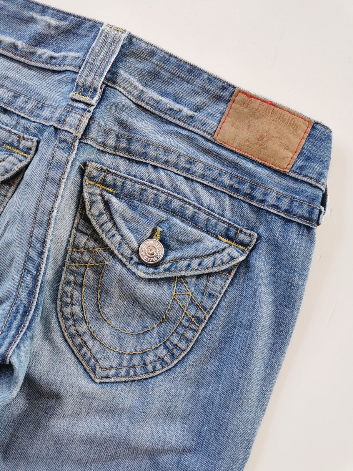 True Religion True Religion Flared Distressed Jeans Size US 28 / EU 44 - 6 Thumbnail
