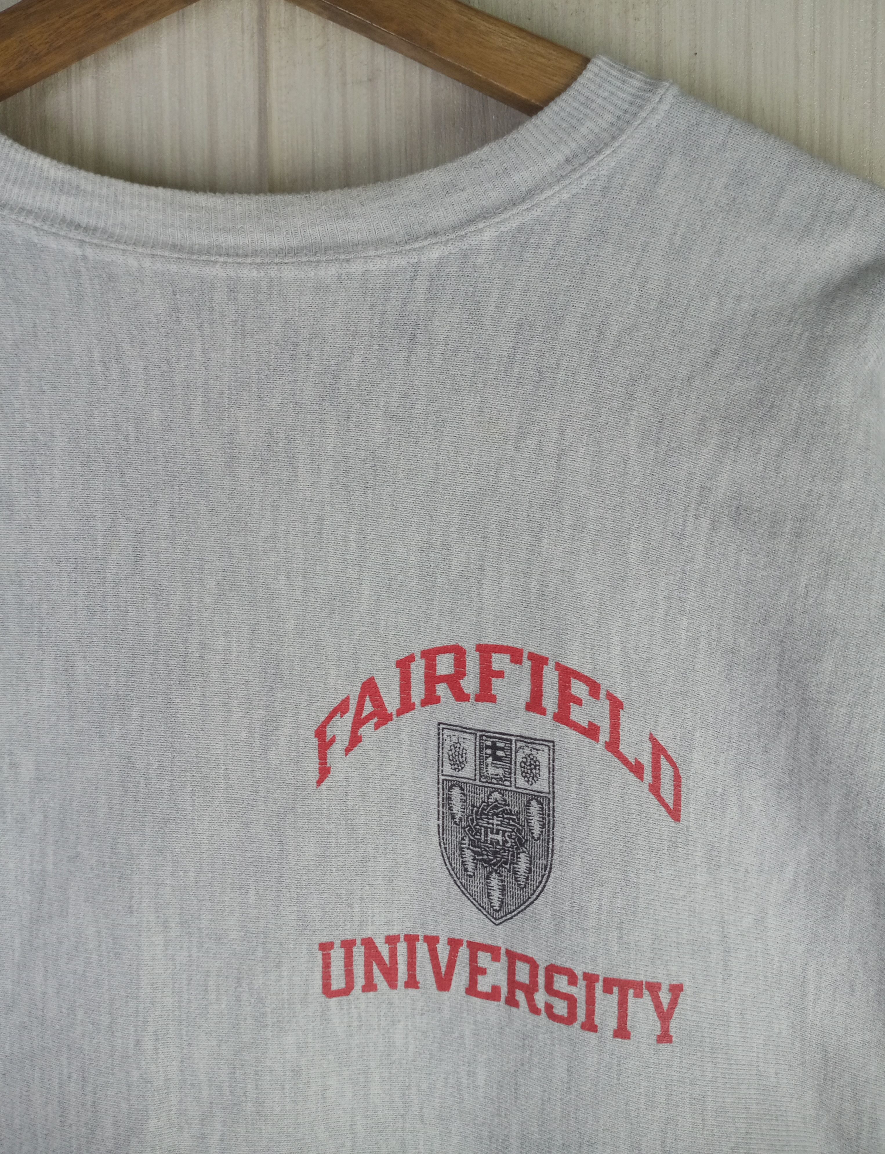 Champion Rare Vintage 90s Champion Reverse Weave Fairfield University Size US XL / EU 56 / 4 - 3 Thumbnail