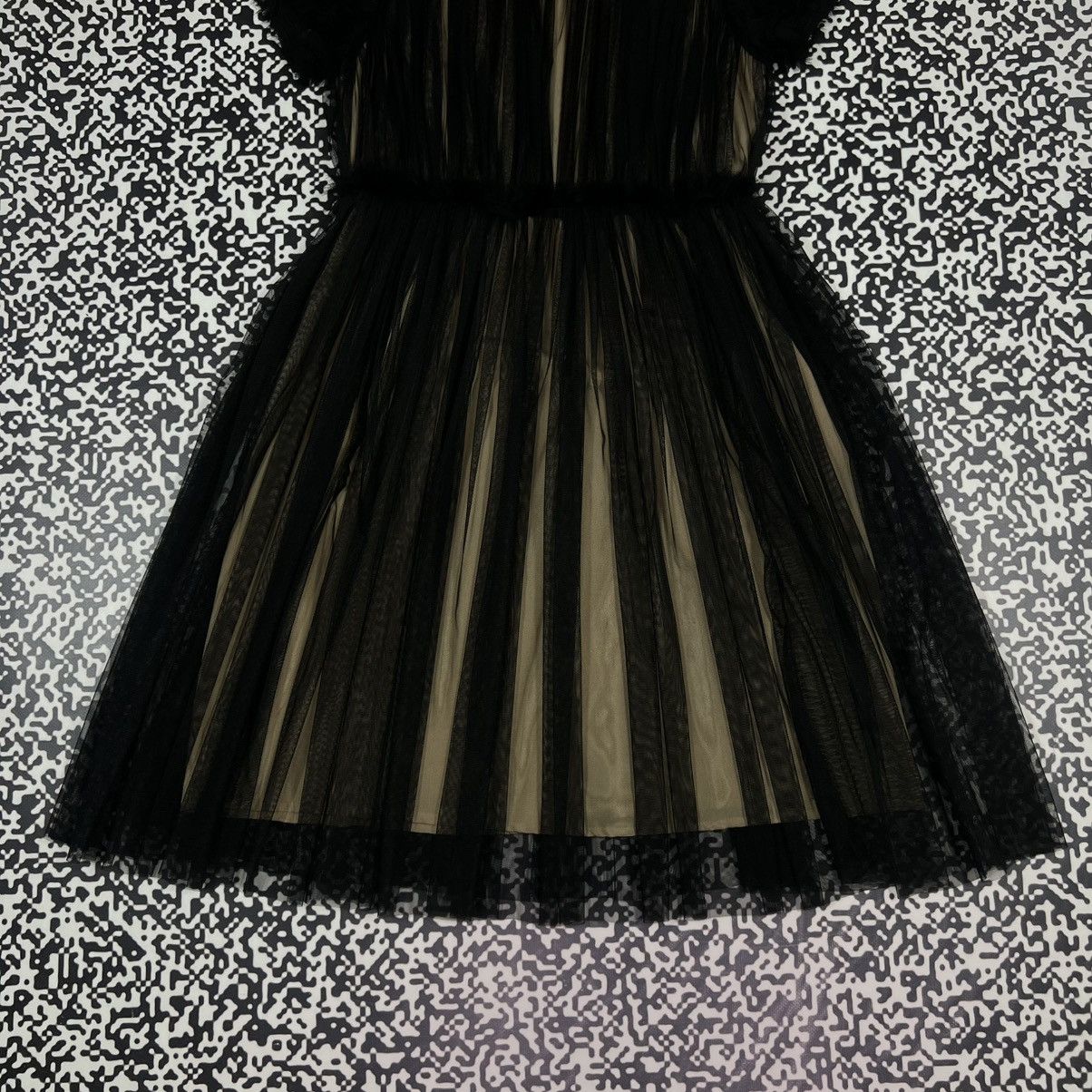 Dolce & Gabbana Dolce Gabbana Silk Sheer Tulle Dress Nude Lining Luxury Rare Size S / US 4 / IT 40 - 8 Thumbnail