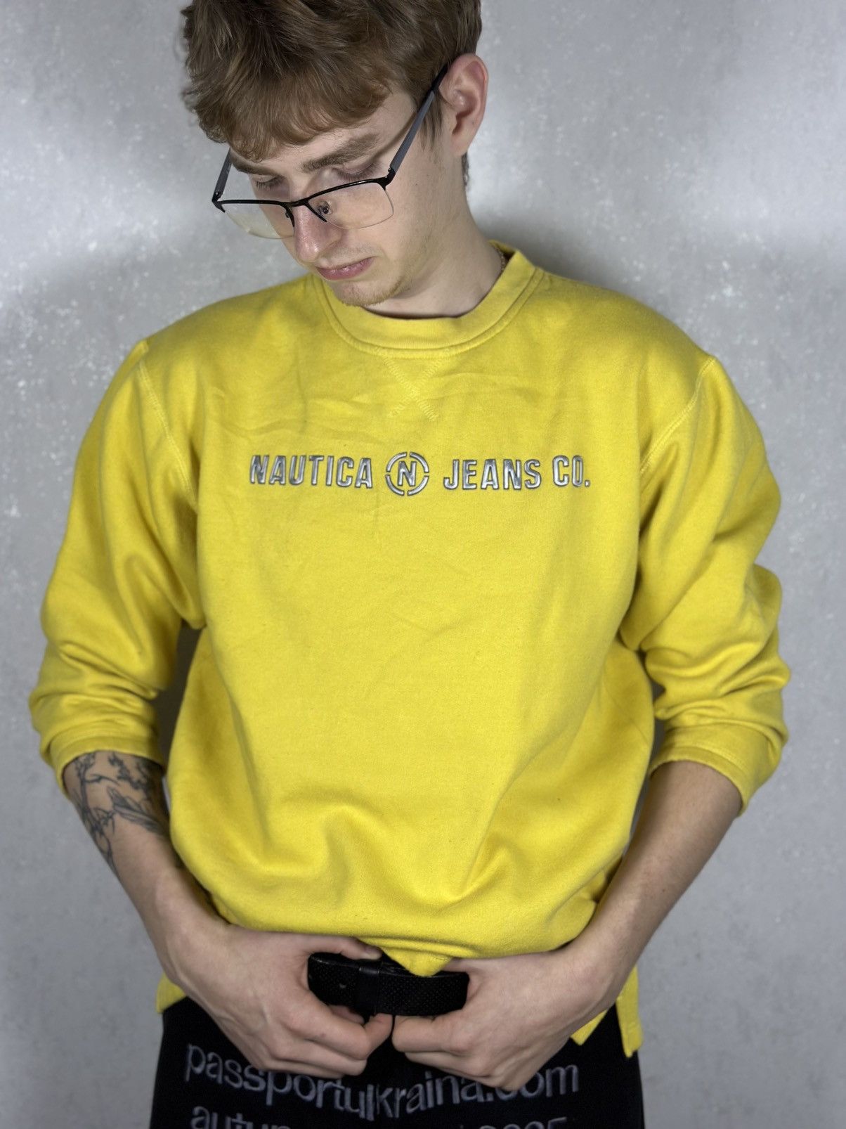 Nautica VTG Nautica Jeans Sweatshirts Big Logo Y2K 00s USA Size M Size US M / EU 48-50 / 2 - 1 Thumbnail