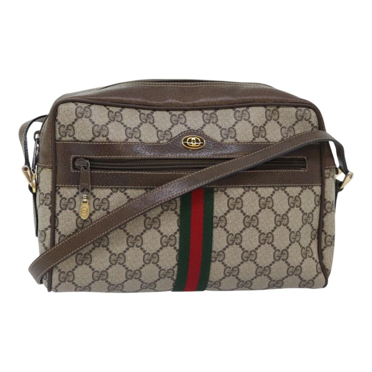 Gucci Ophidia Beige Canvas Shoulder Bag (Pre-Owned) Size ONE SIZE - 1 Thumbnail