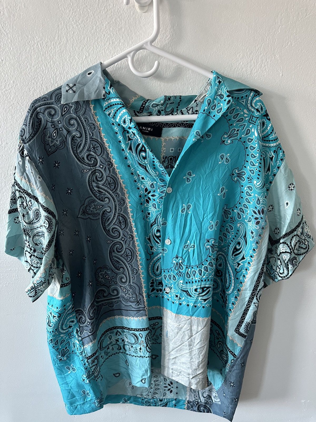 image of Amiri Shirt in Blue, Men's (Size XL)