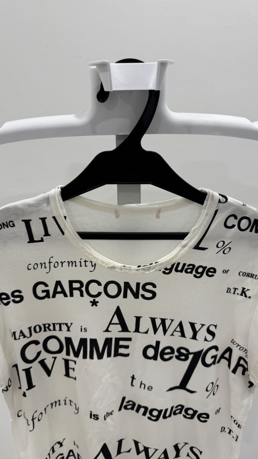 Comme des Garcons AD2003 Comme des Garcons Words T Shirt Size US S / EU 44-46 / 1 - 4 Thumbnail