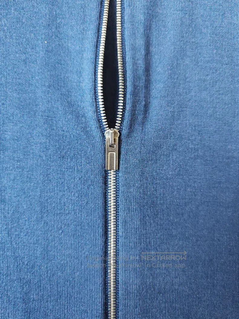 Other Hermes Cashmere sweater knitted sweater with zipper, dark Size US L / EU 52-54 / 3 - 6 Thumbnail