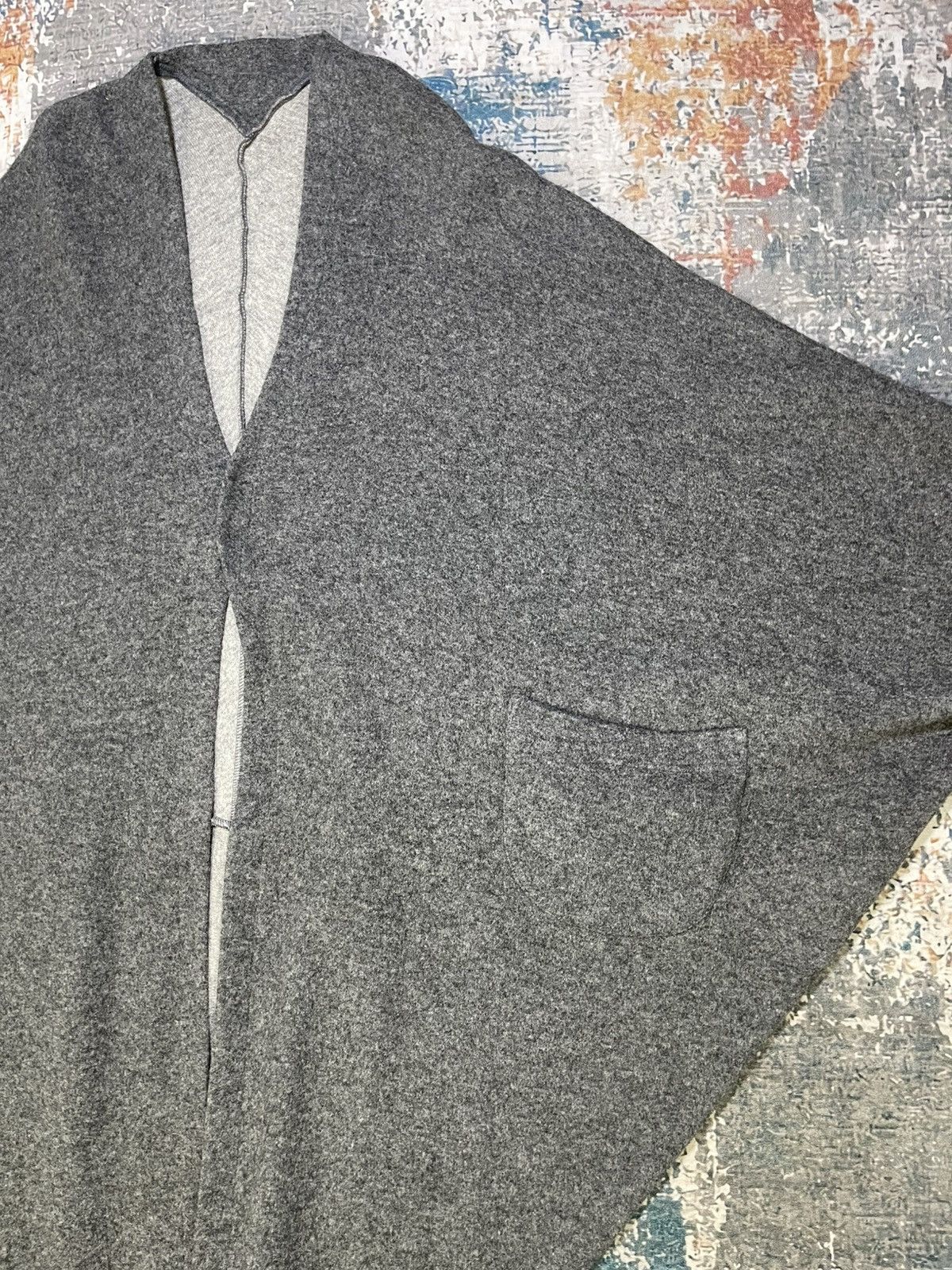 Limi Feu Limi Feu Open Front Wool Poncho Cape Cardigan Size S / US 4 / IT 40 - 2 Thumbnail