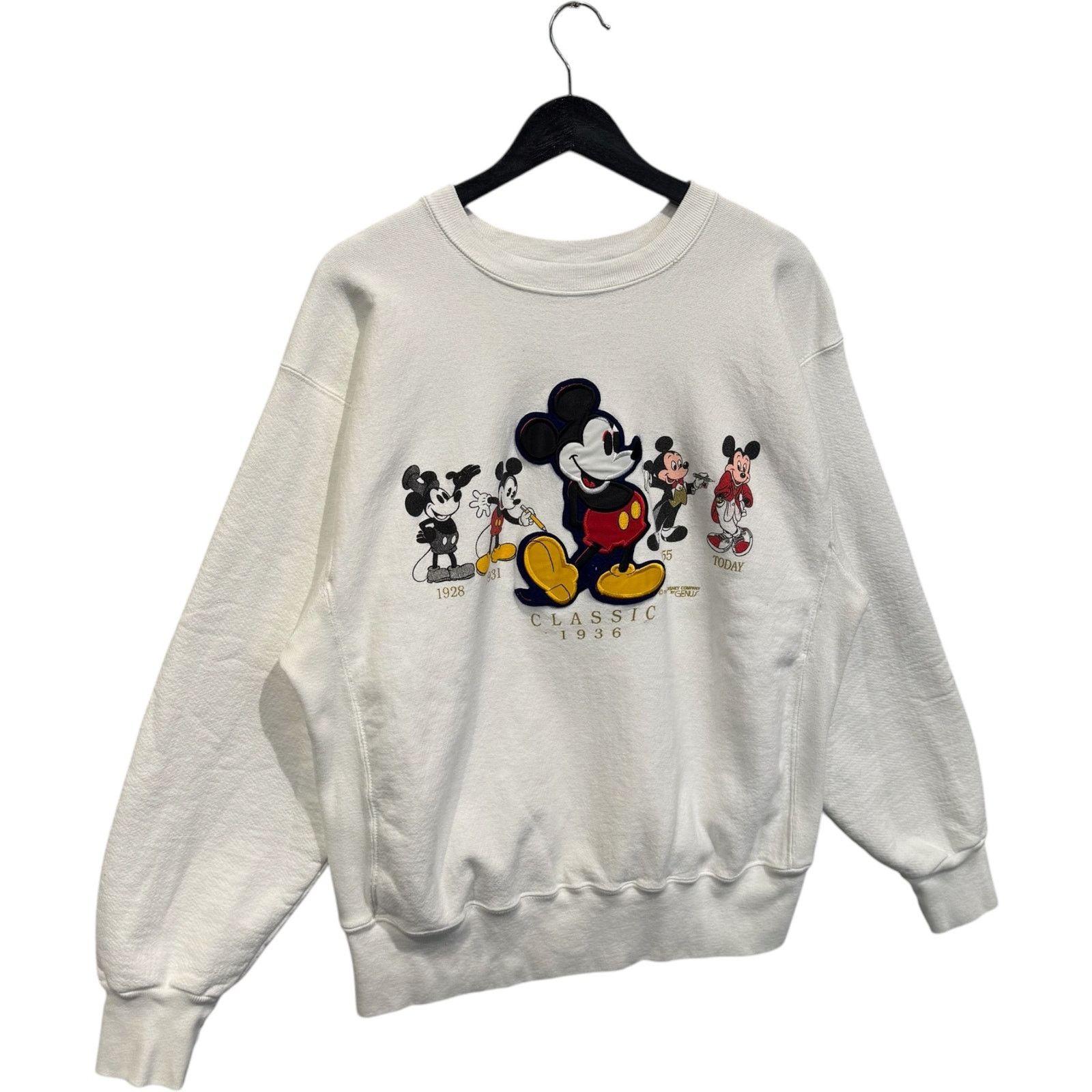 Vintage Vintage Disney Mickey Mouse Evolution Timeline Crewneck XL Size US XL / EU 56 / 4 - 4 Thumbnail