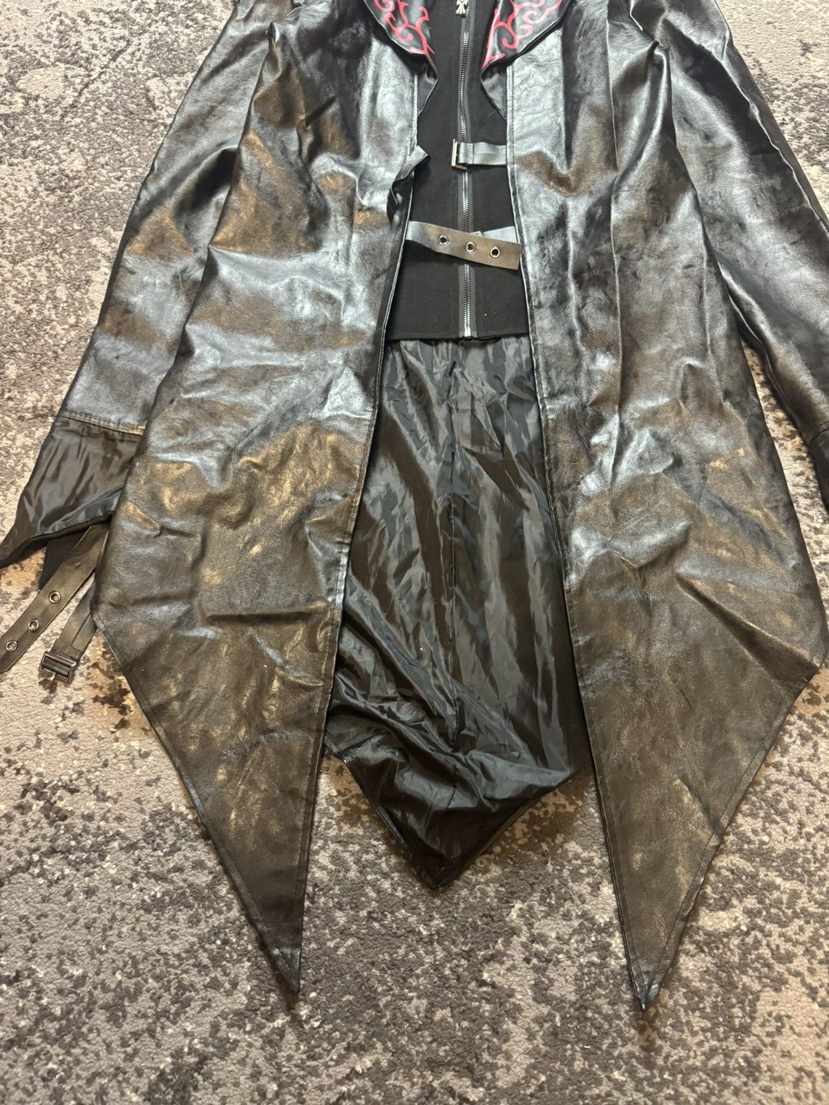 Japanese Brand Y2K Assassin Gothic Opium Hearts Style Leather Style Jaket Size US M / EU 48-50 / 2 - 4 Thumbnail