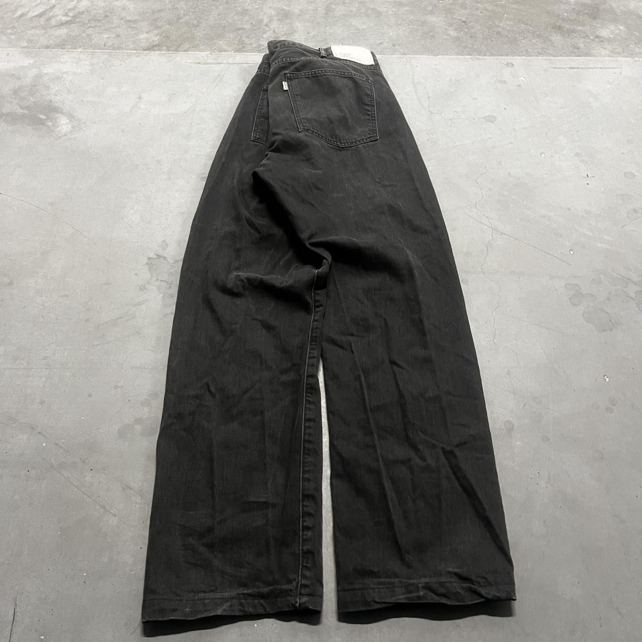Levi's × Vintage Vintage Y2K Levis White Tab Grunge Black Denim Jeans! Size US 38 / EU 54 - 6 Thumbnail