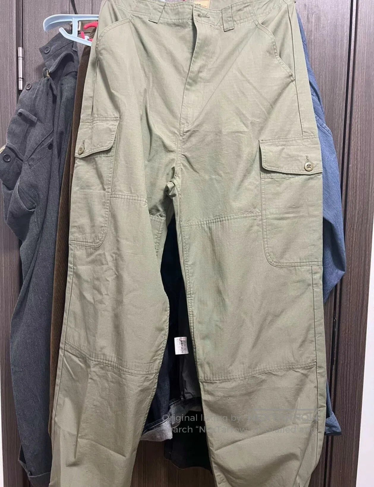 Nigel Cabourn Nigel Cabourn Green Cargo Pants Size 32. Size US 32 / EU 48 - 4 Thumbnail
