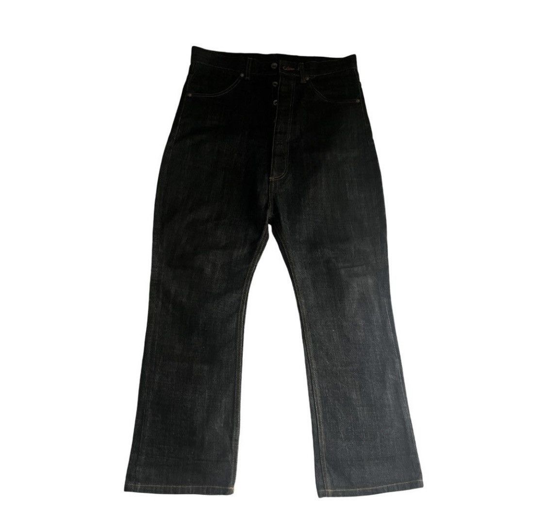 Julius Julius 2003 Autumn/Winter drop crotch indigo denim Size US 32 / EU 48 - 3 Thumbnail