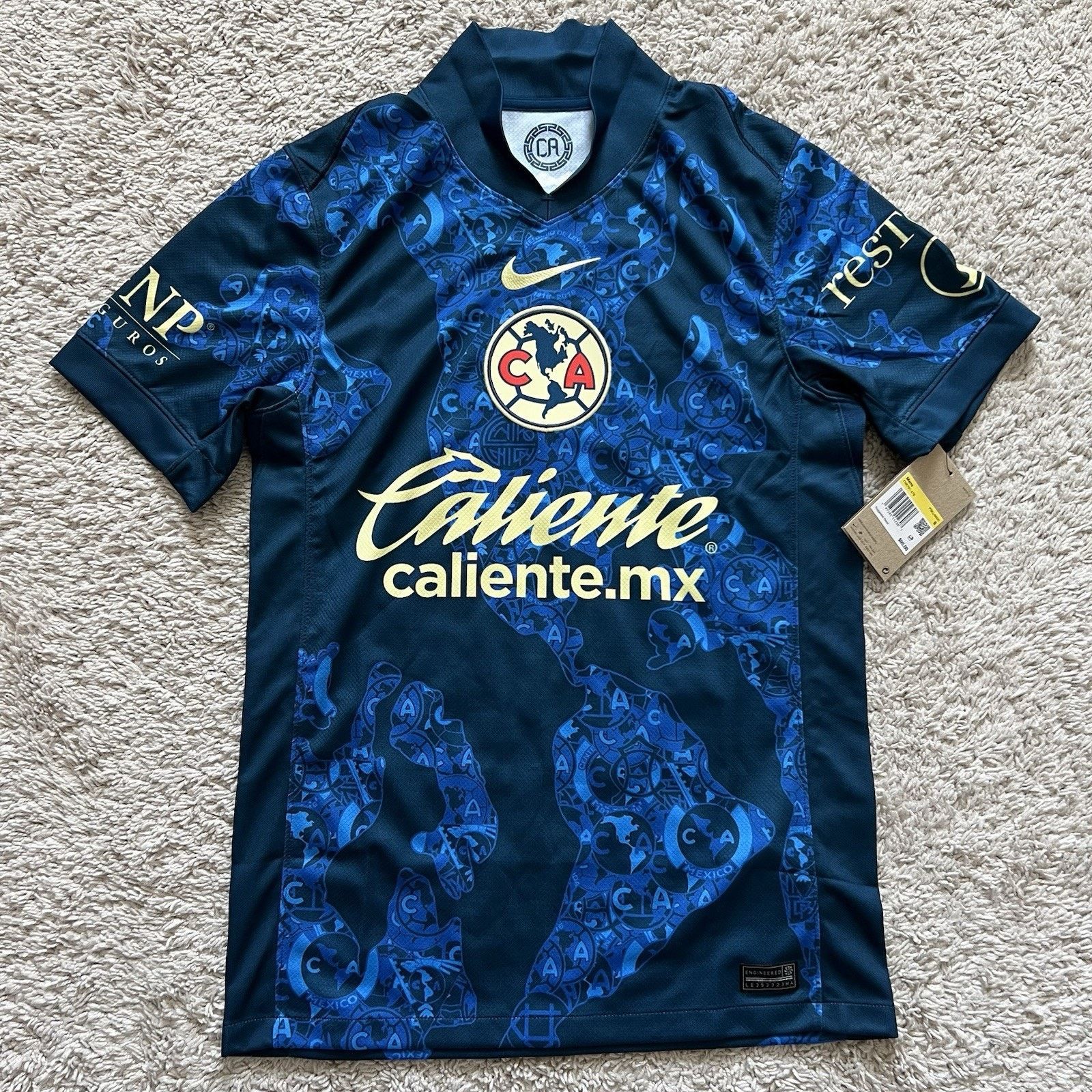 Nike Nike Club America 2024/25 Away Blue Soccer Jersey Small NWT Size US S / EU 44-46 / 1 - 7 Thumbnail