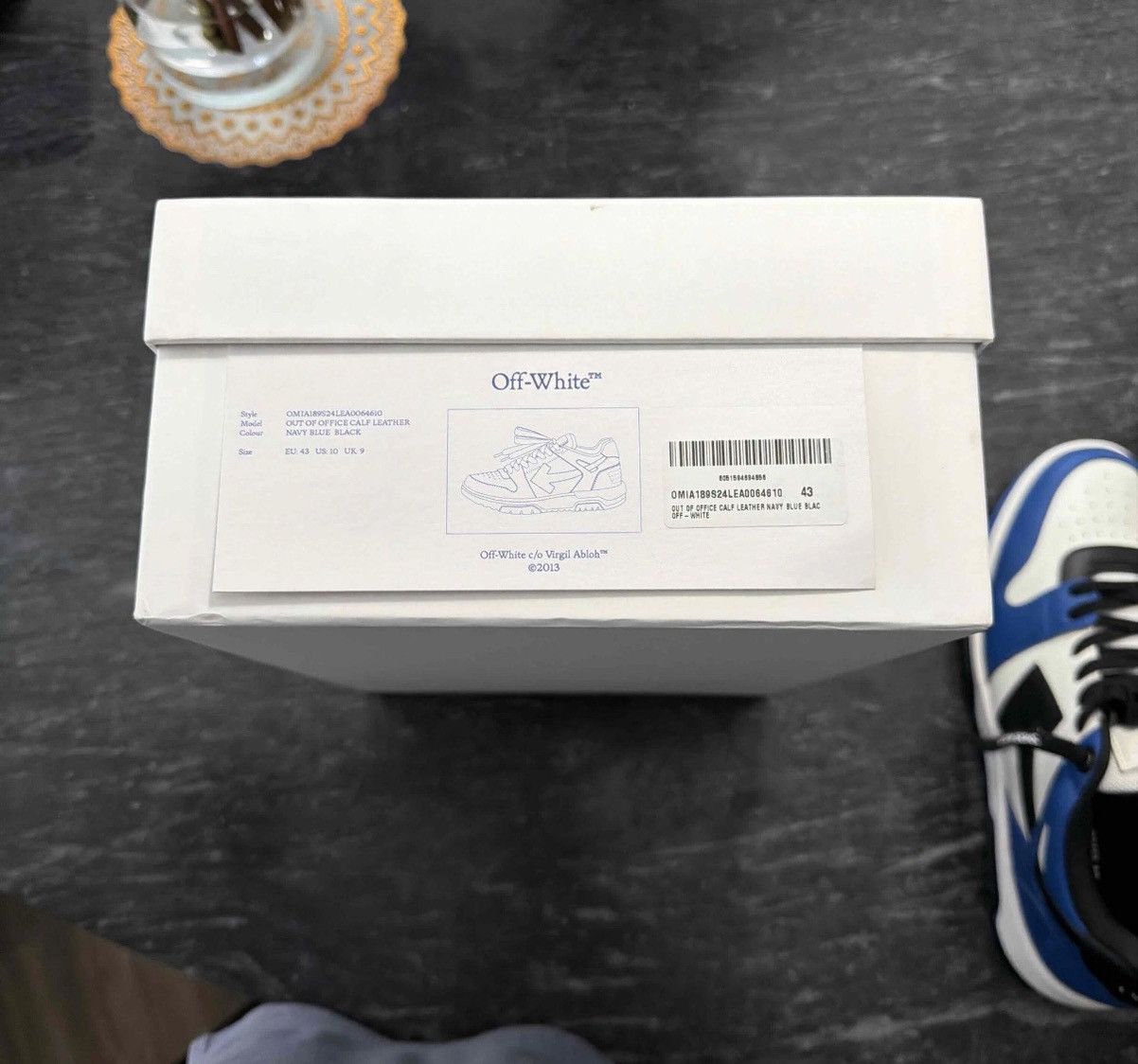Off-White Off white- Out of Office Low Top Sneaker size:43 Size US 10 / EU 43 - 10 Thumbnail
