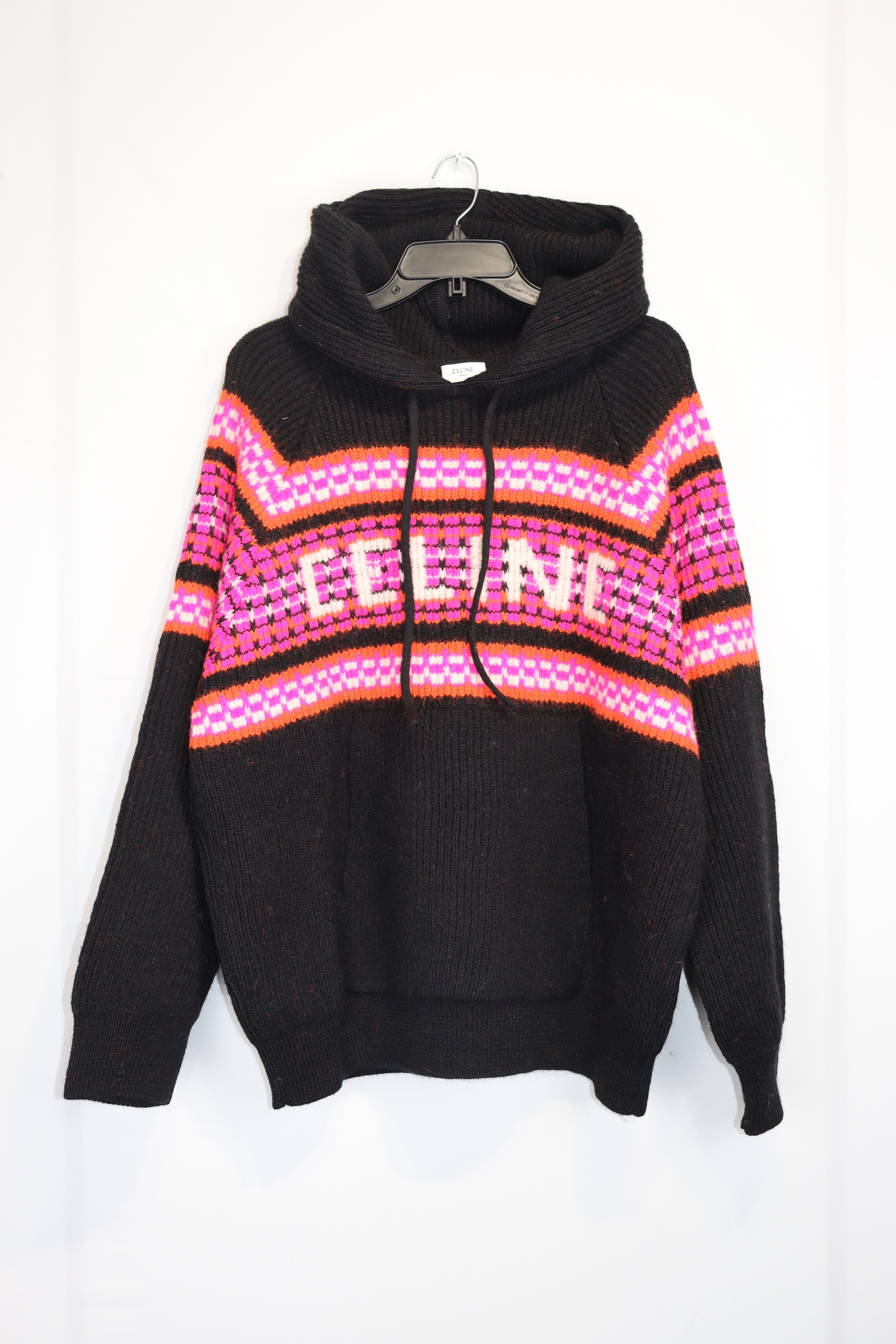 セリーヌ Cotton sweatshirt with multicolor print RY0KT510Z-01MU_1_FALL25_W.tif