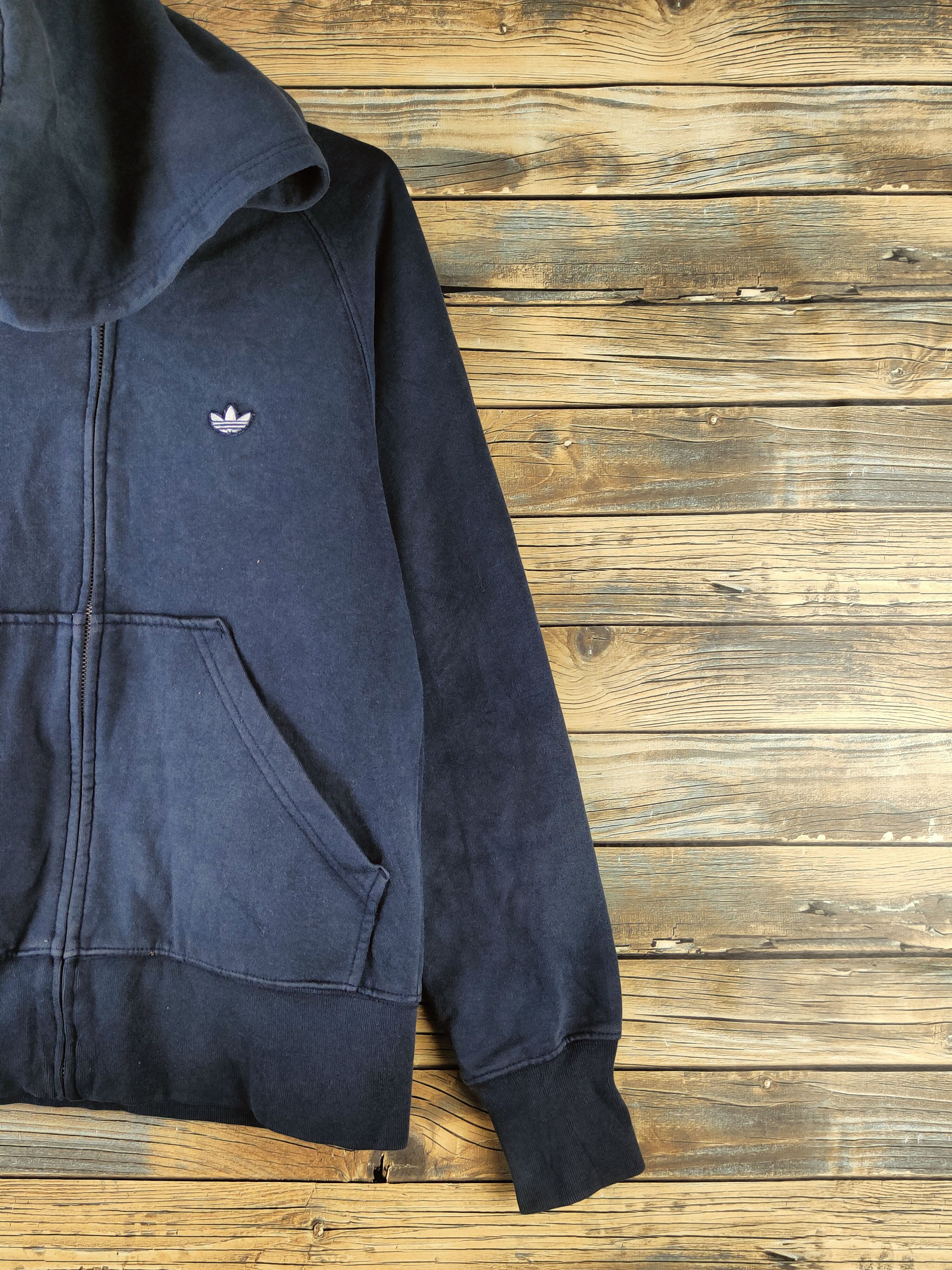 Adidas DL Adidas Vintage Black Hoodie Sweaters #46-207 Size US M / EU 48-50 / 2 - 6 Thumbnail