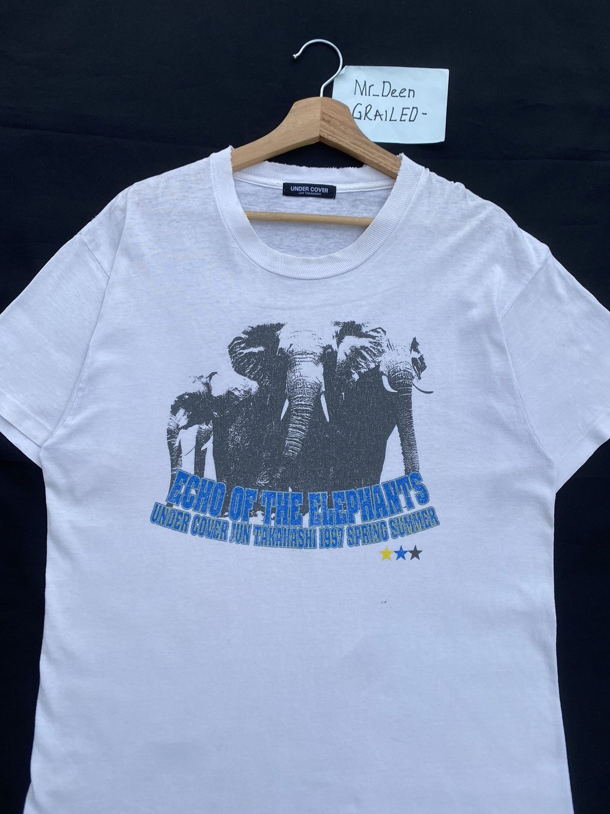 Jun Takahashi SS97 Undercover Jun Takahashi “Echo of the Elephants” Tee Size US L / EU 52-54 / 3 - 6 Thumbnail
