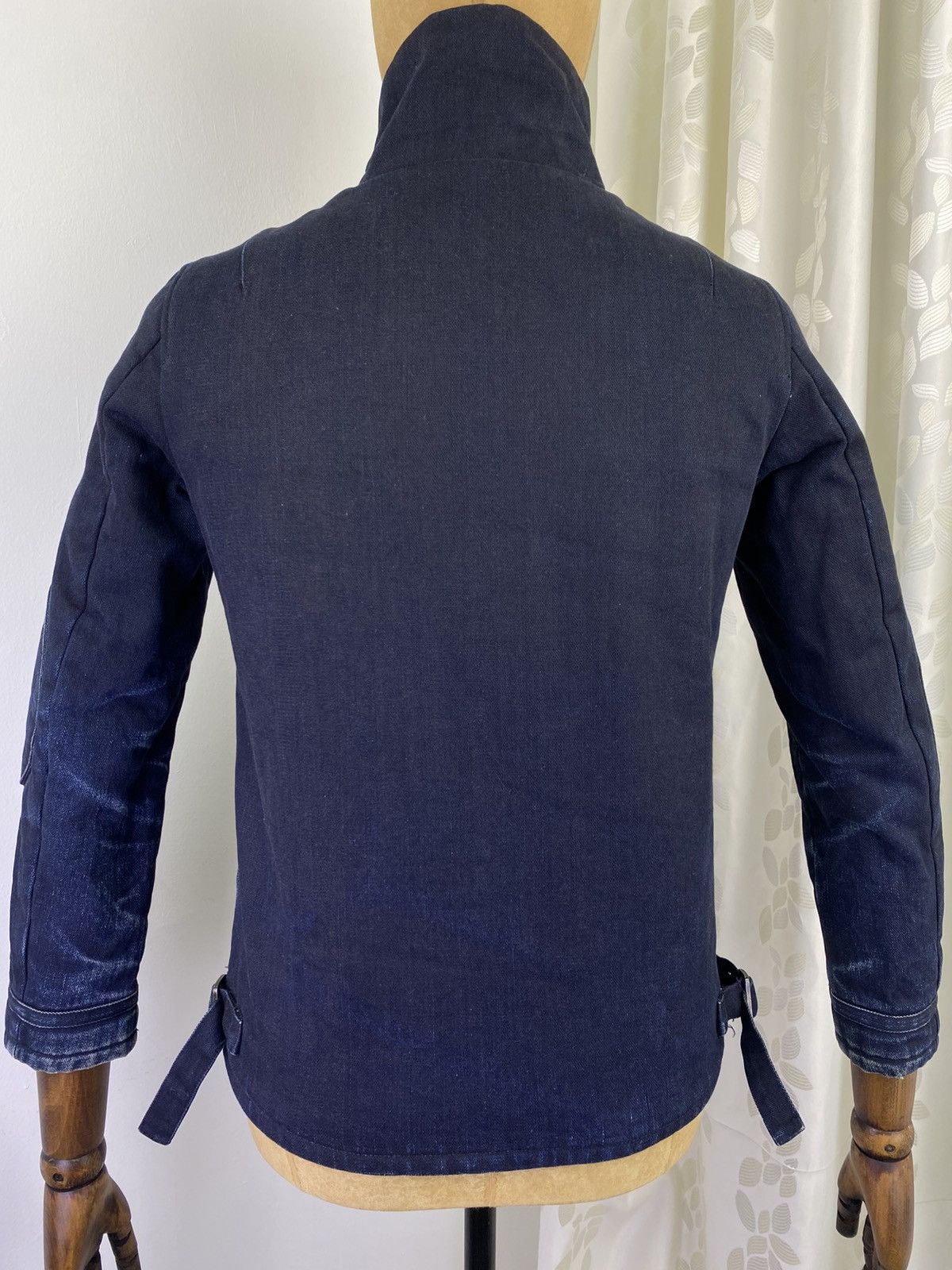 Japanese Brand 2000’s Japanese Brand Dark Indigo Neck Buckle Jacket Size US M / EU 48-50 / 2 - 10 Thumbnail