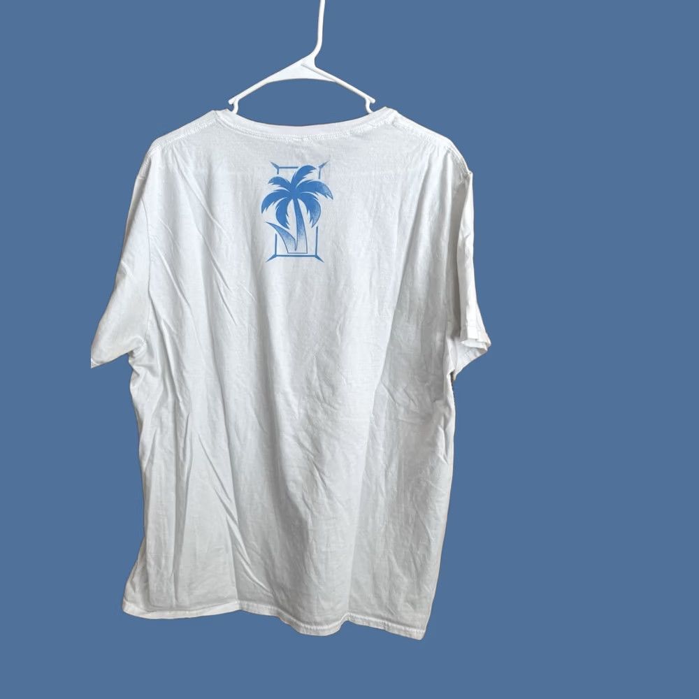 Vintage VINTAGE not | WWE YEET Dream Graphic T-Shirt Men’s XL White Blue Palm Tree Authentic Wear Size US XL / EU 56 / 4 - 1 Thumbnail